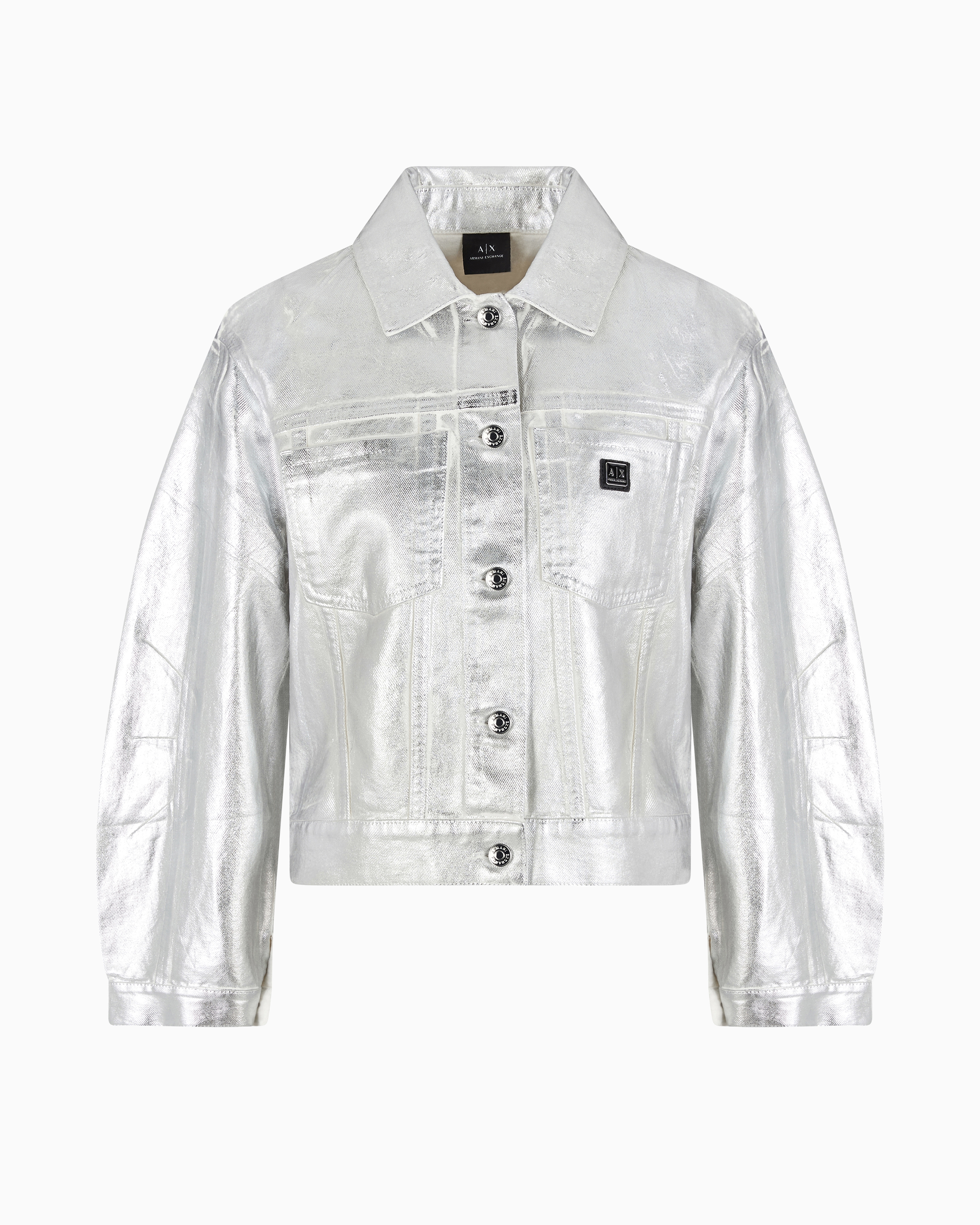 Armani Exchange Blousons In Silver