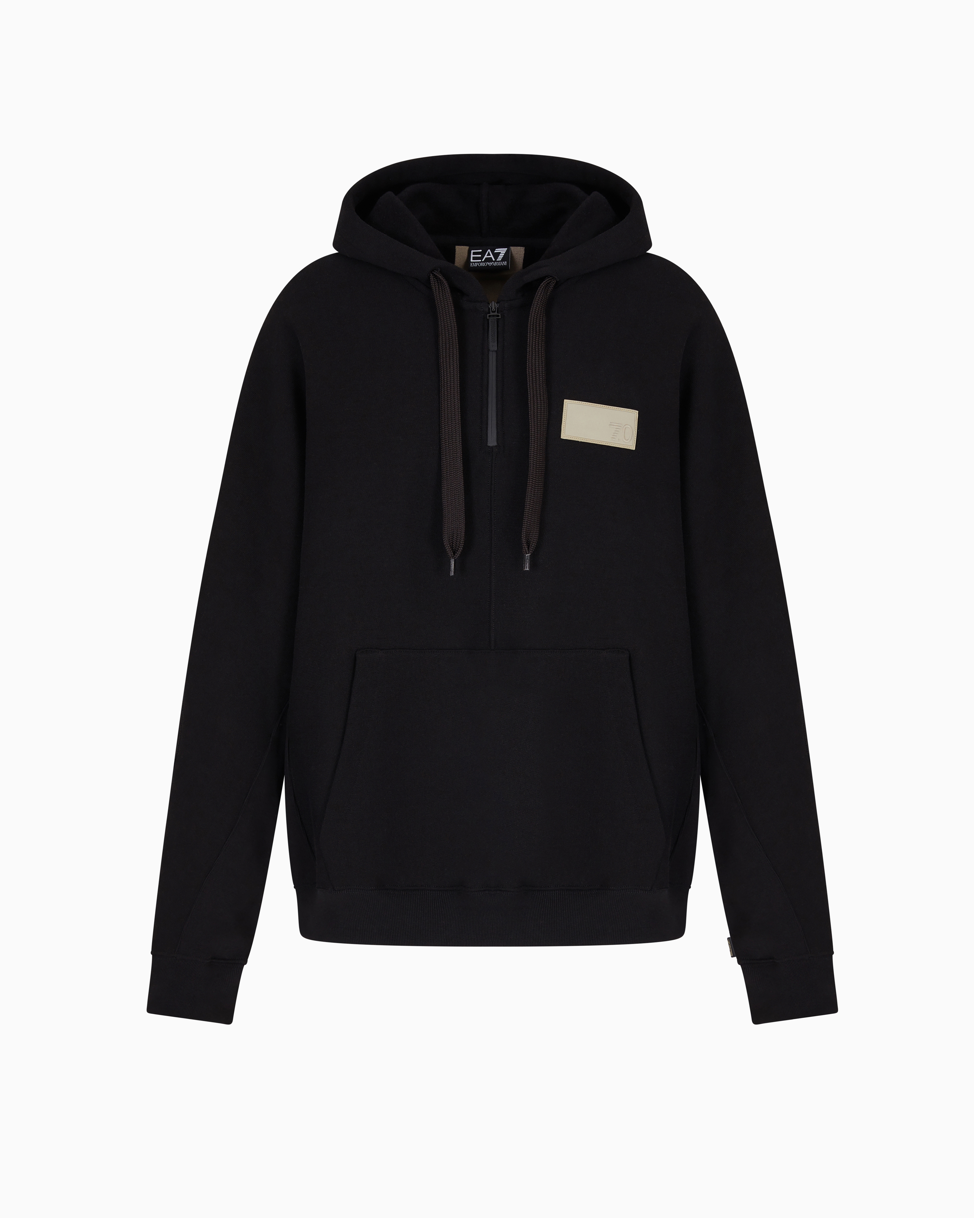 Ea7 Hoodies In Black