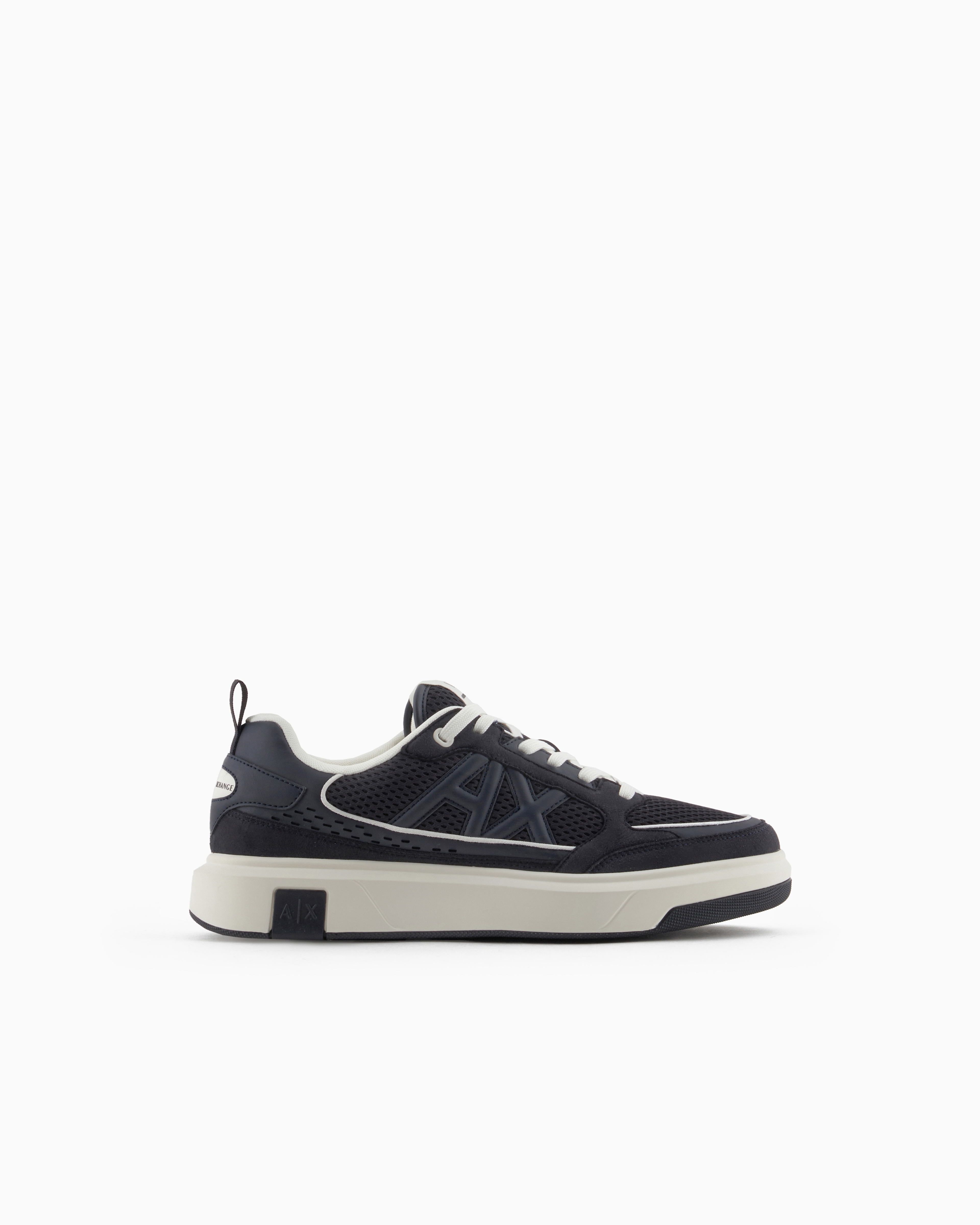 Armani Exchange Sneakers In Navy Blue