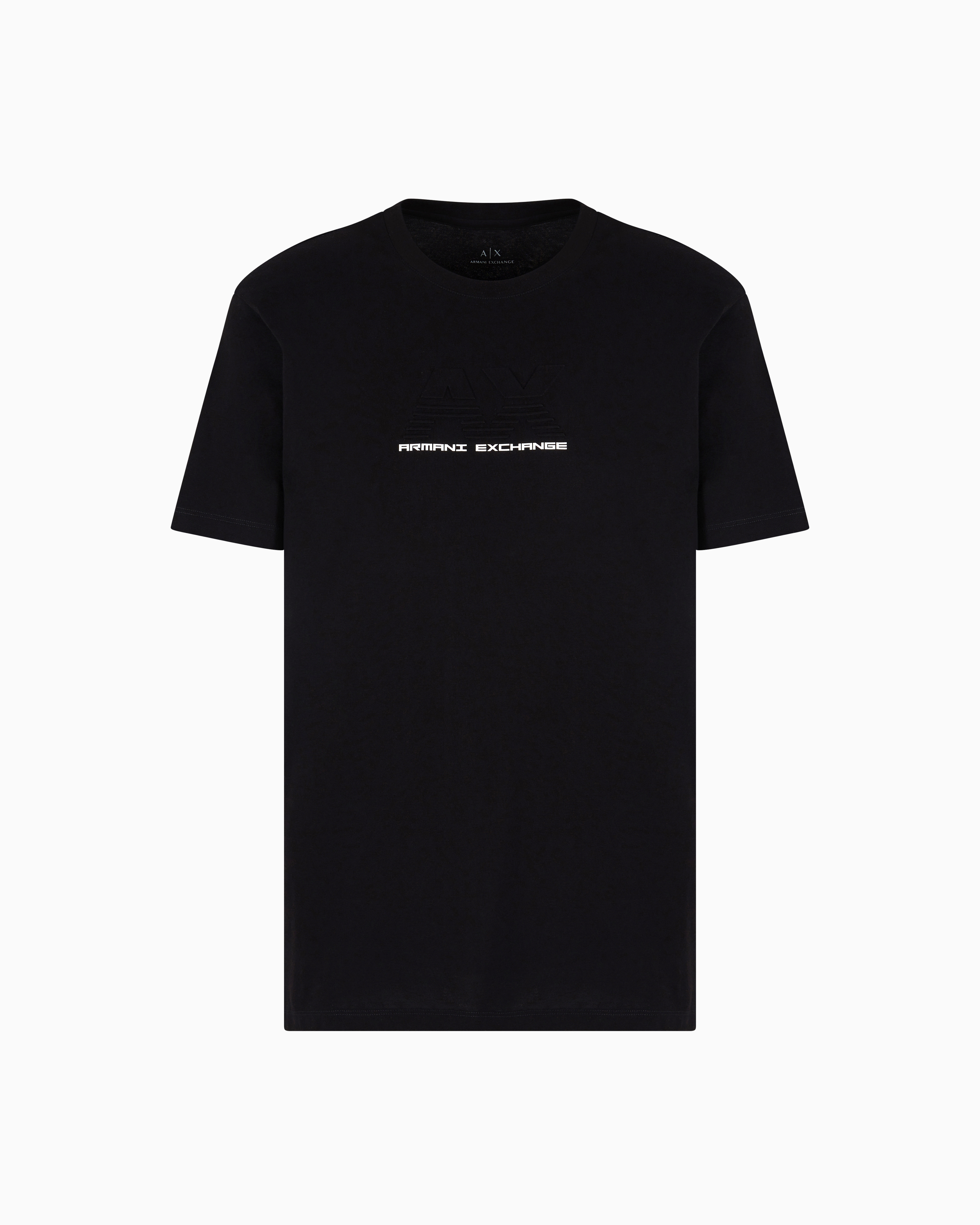 Armani Exchange Regular Fit T-shirts In Black