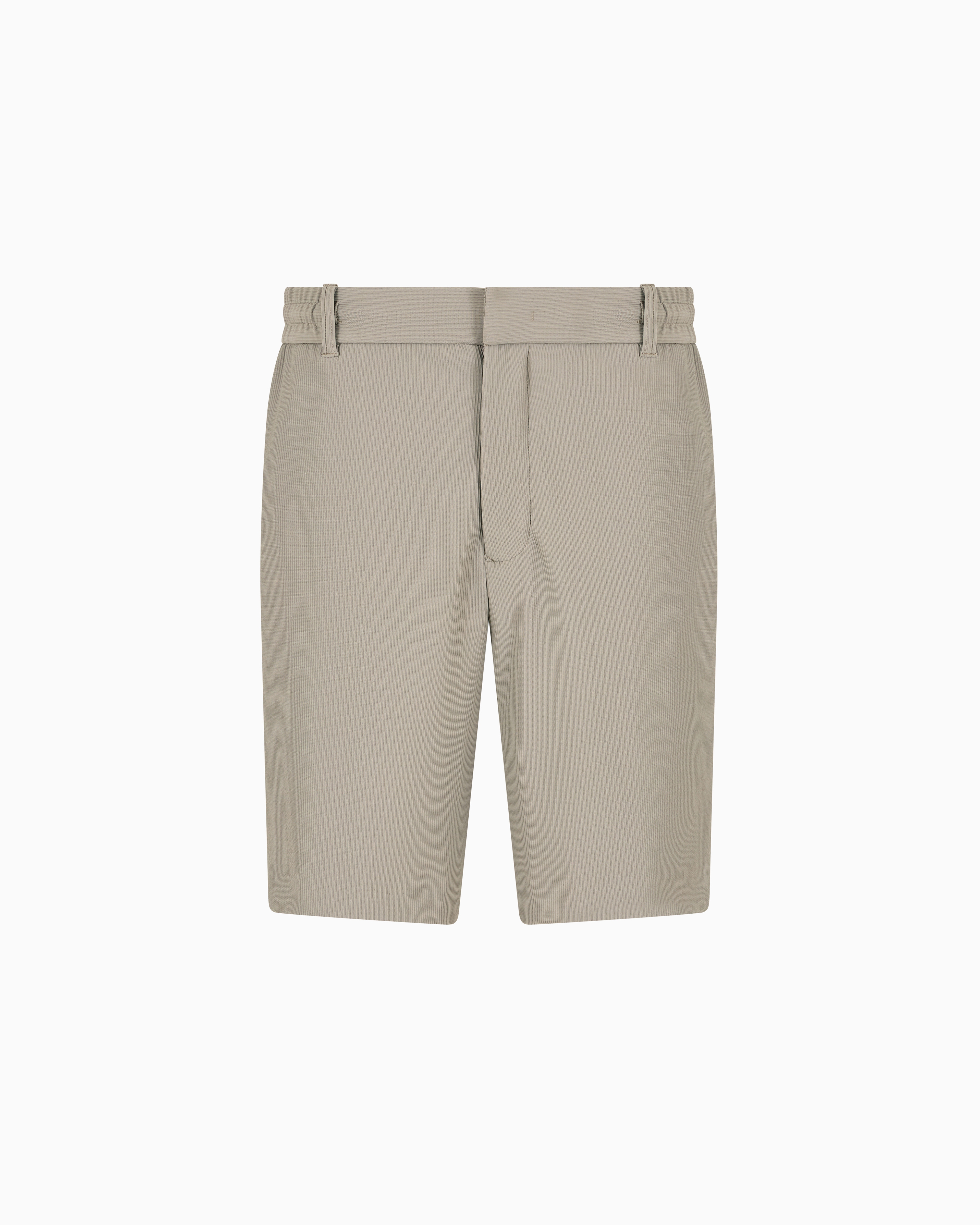 Emporio Armani Bermuda Shorts In Beige