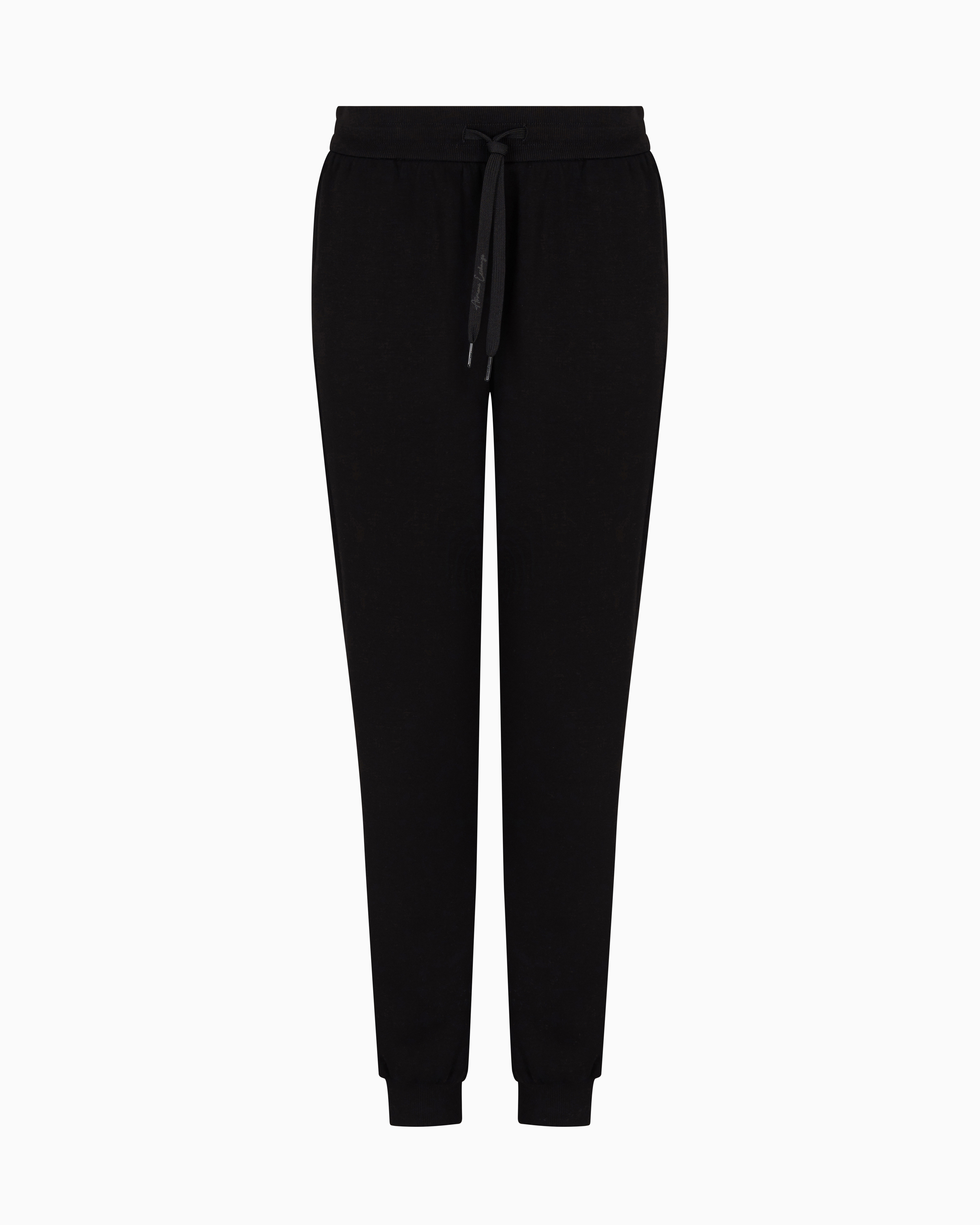 ARMANI EXCHANGE JOGGER TROUSERS IN MIXED FABRIC