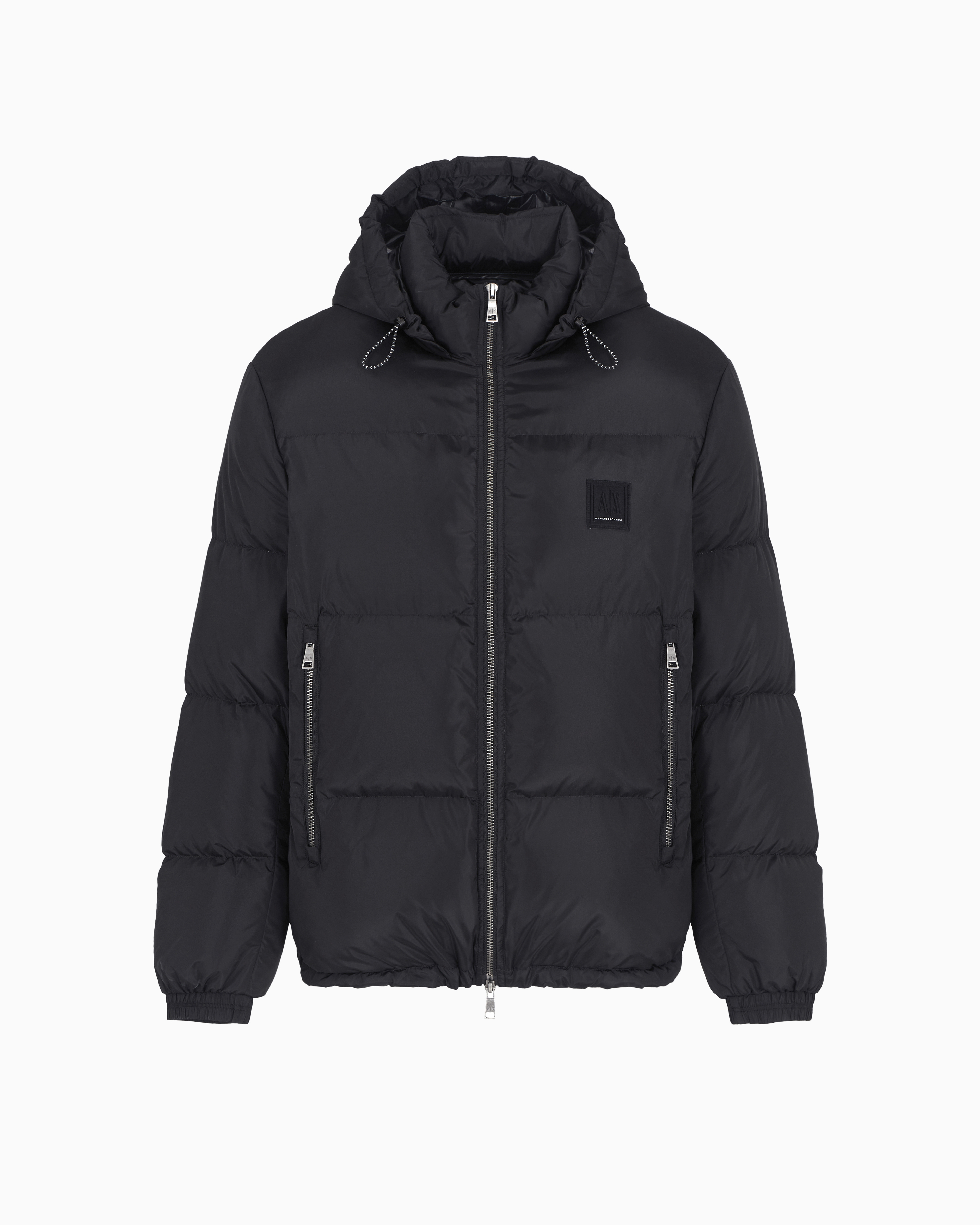 Armani Exchange Padded Jacket In Black