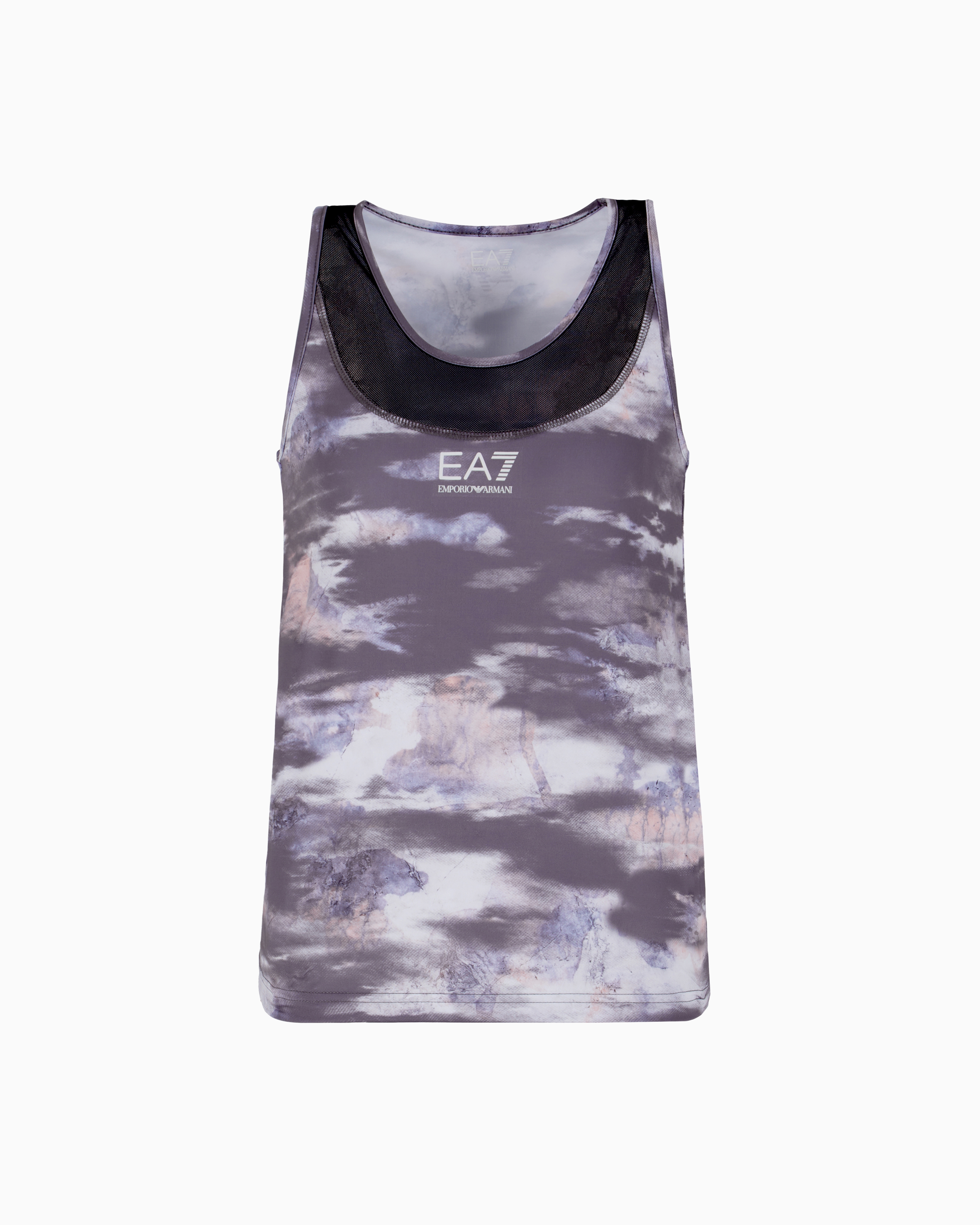 Ea7 Dynamic Athlete Tank Top In Ventus7 Technical Fabric In Purple