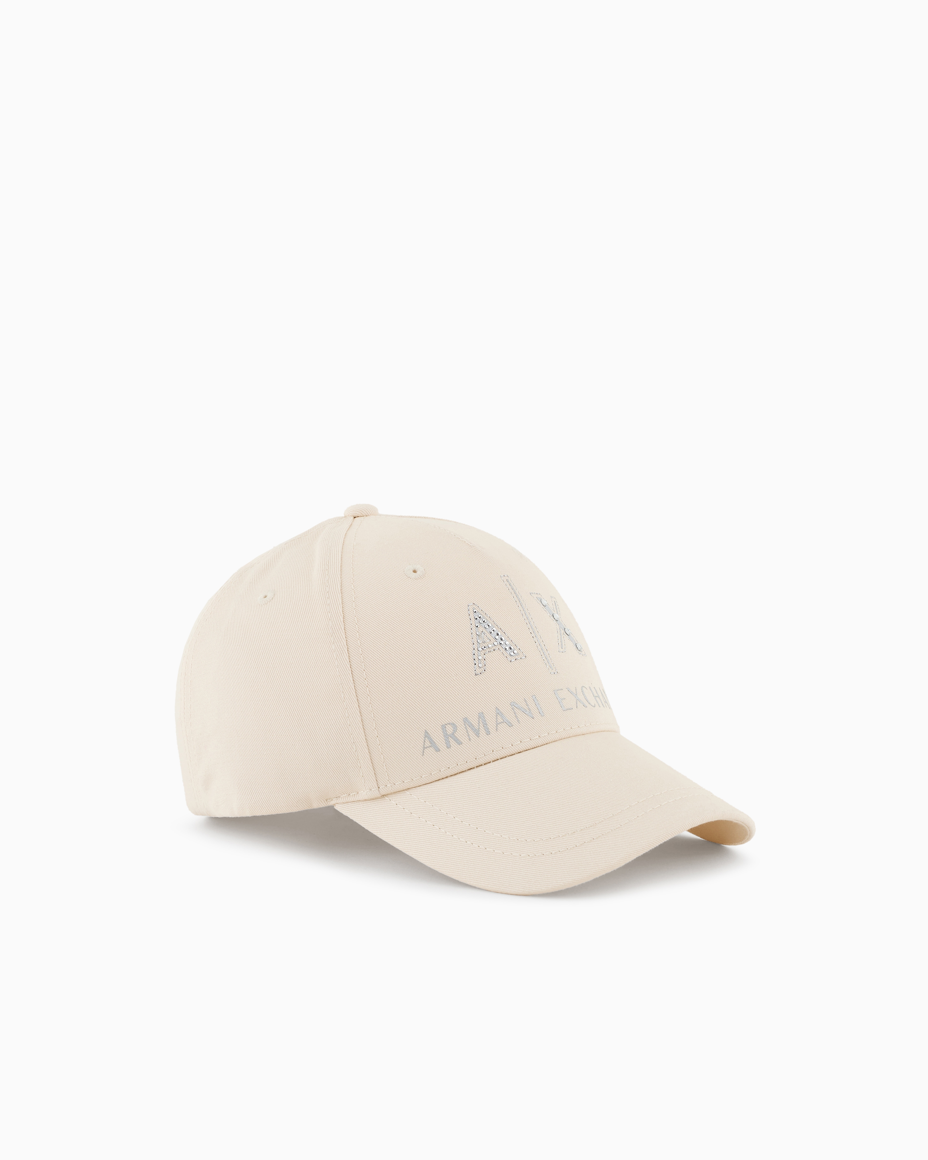 Armani Exchange Caps In White