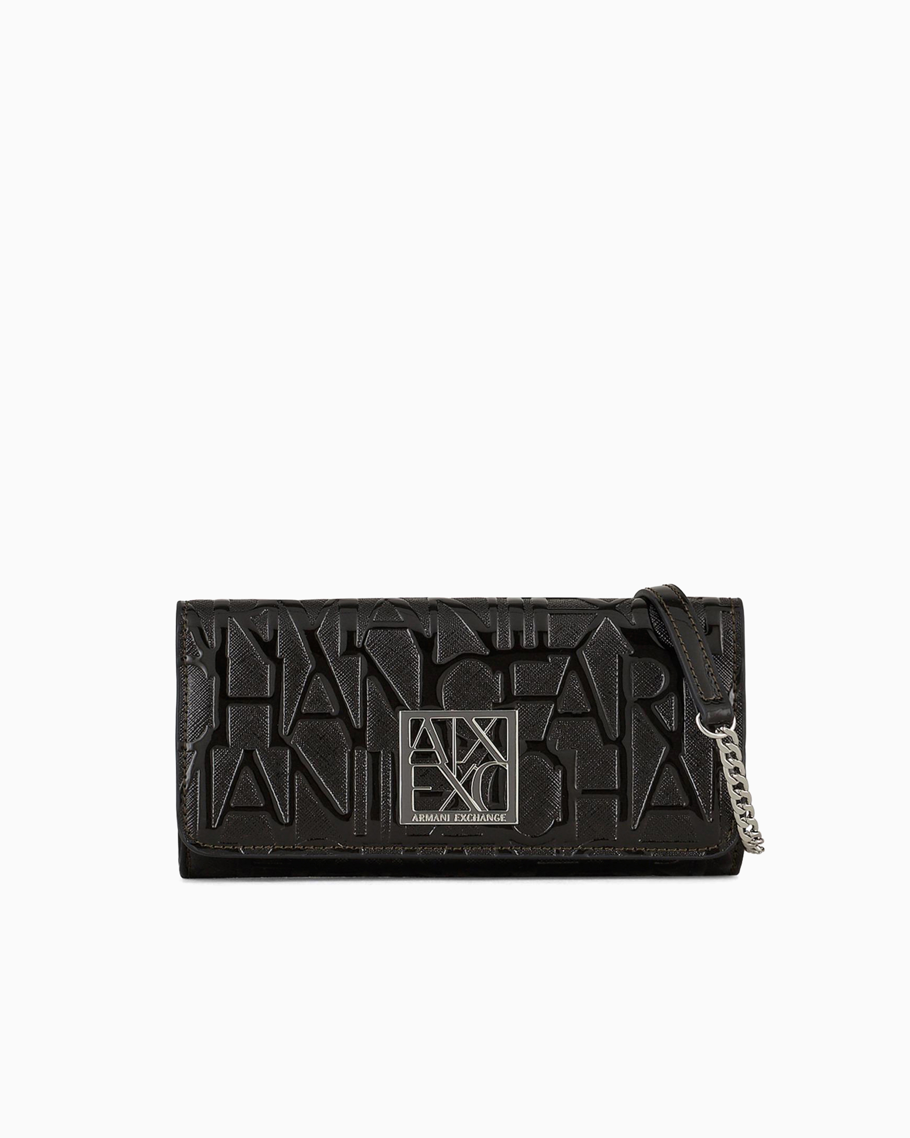 Wallet with flap and shoulder strap Armani Exchange