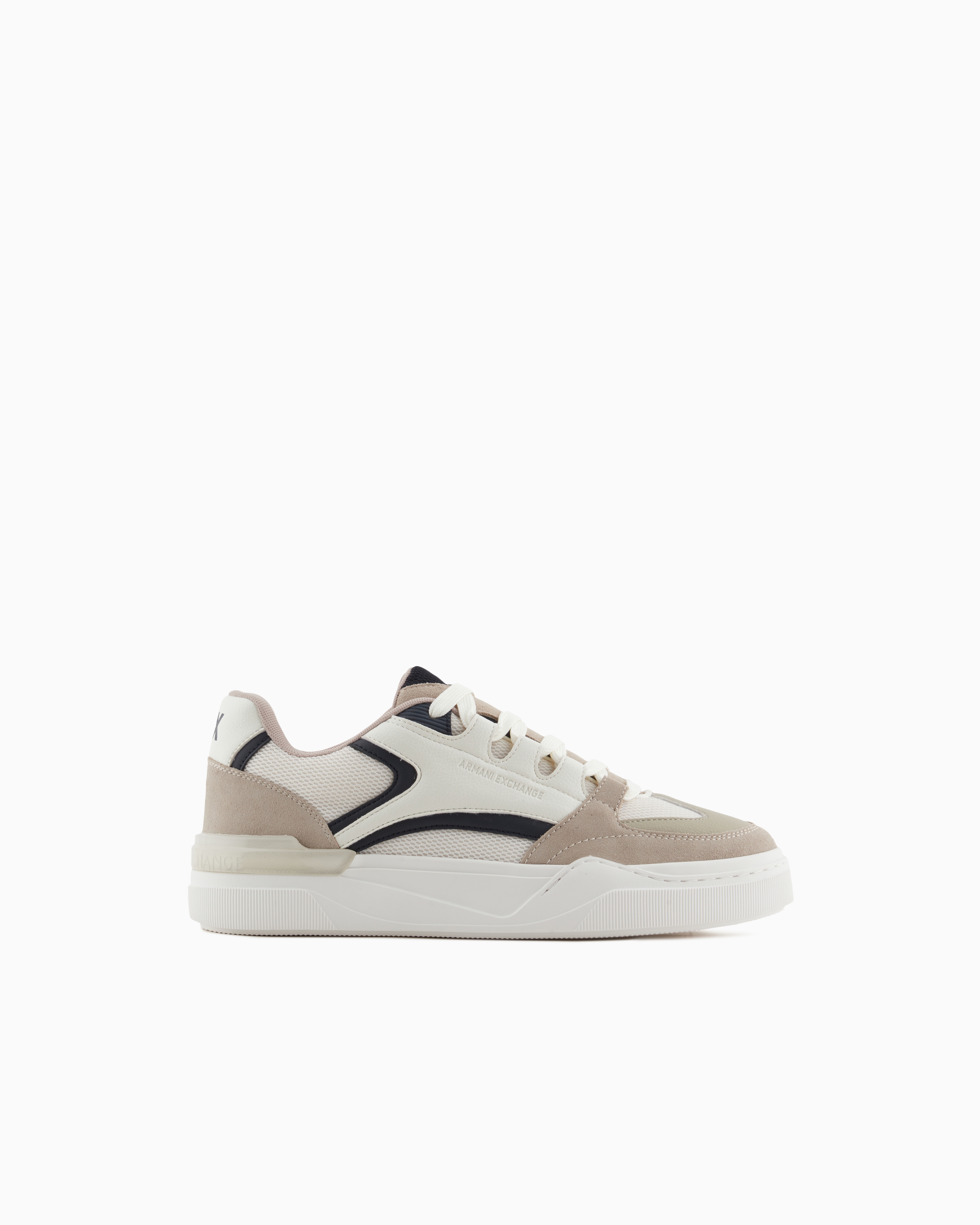Oversized sneakers with contrasting inserts | Armani Exchange