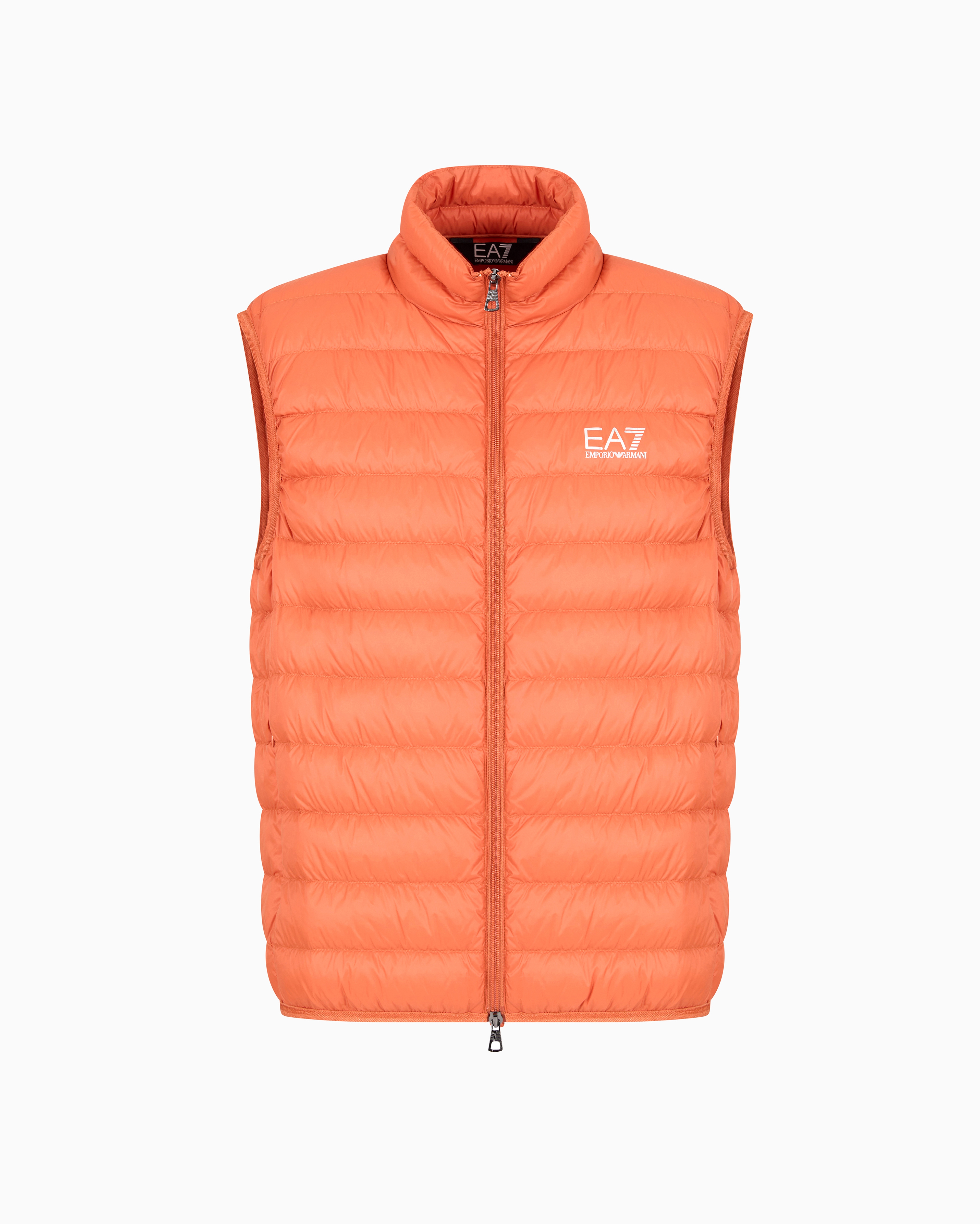 Ea7 Core Identity Packbare Weste In Orange