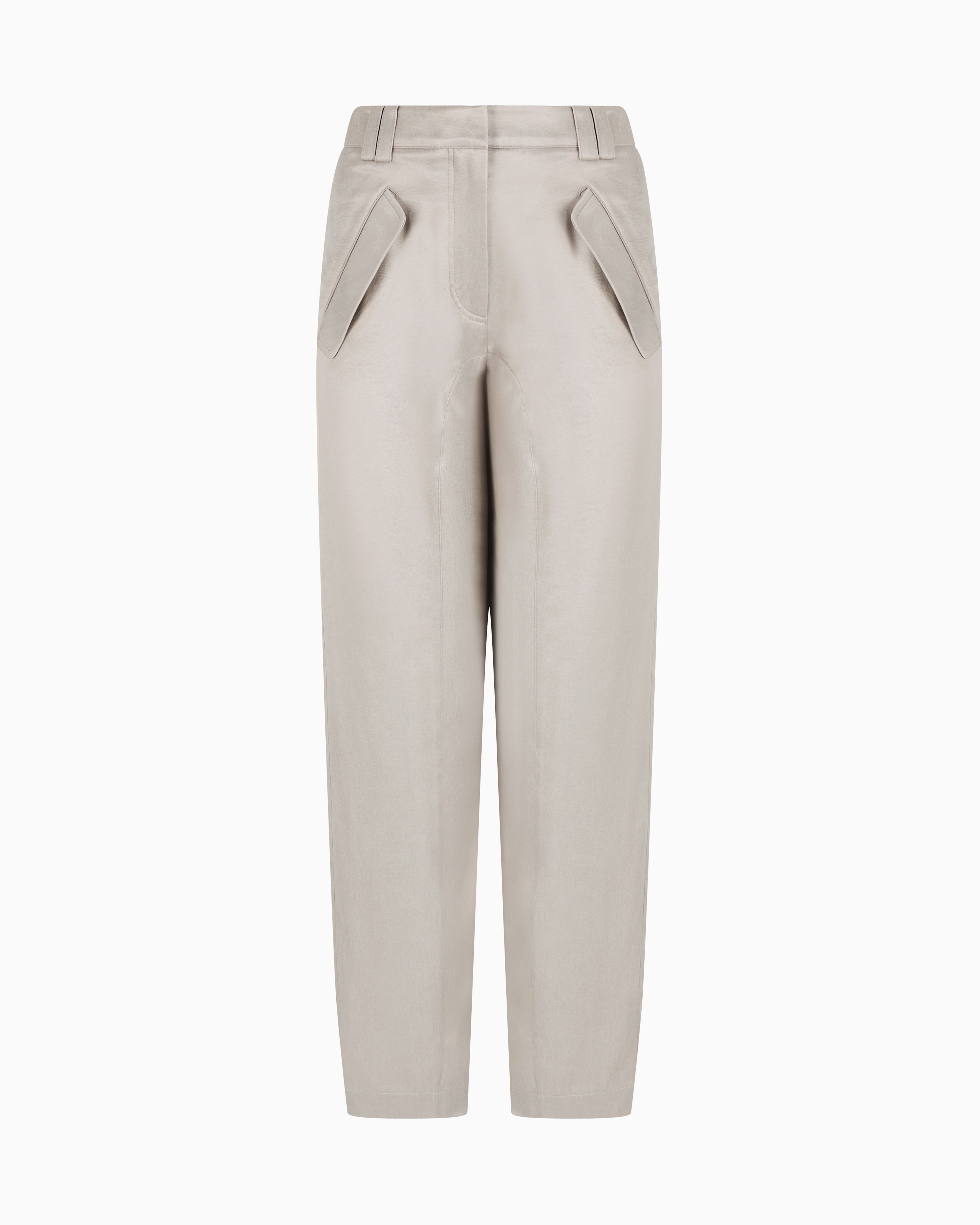 Giorgio Armani Casual Trousers In Gray