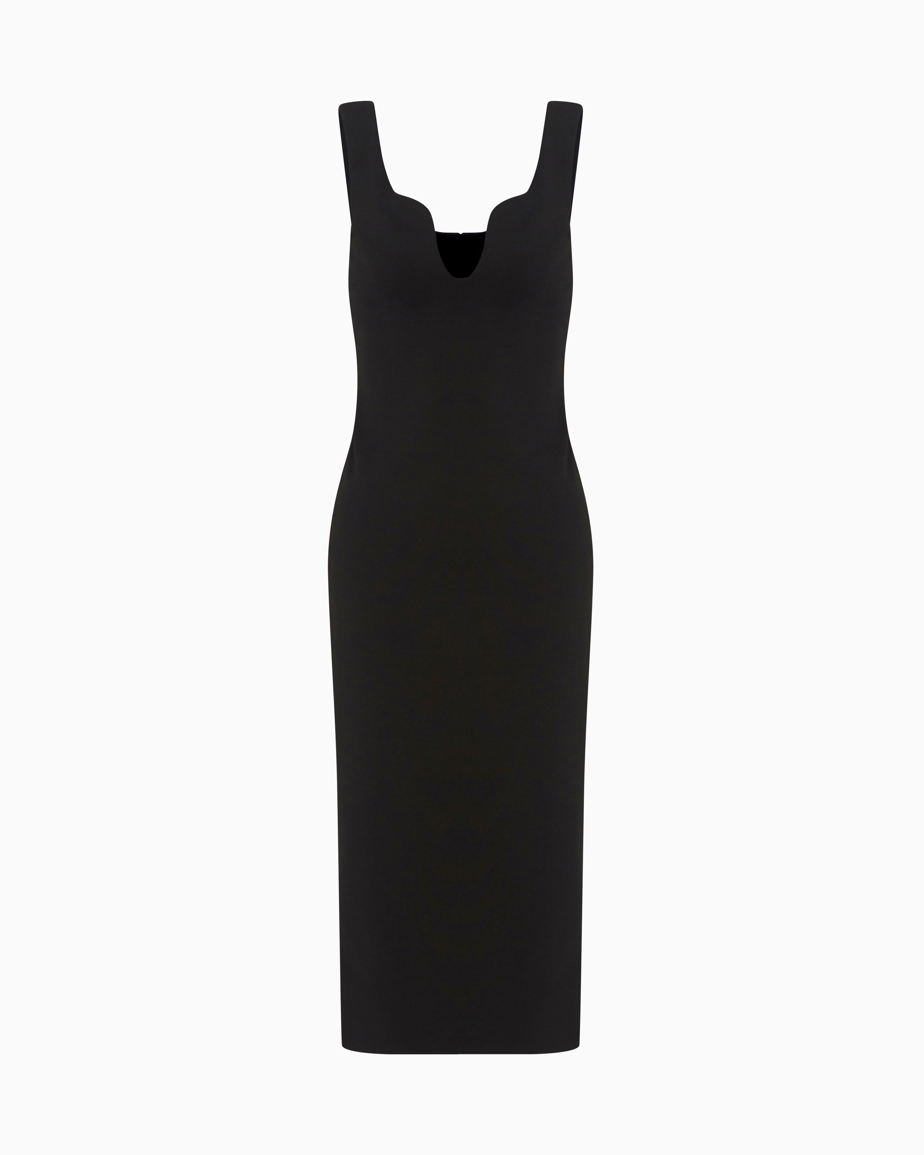 Giorgio Armani Midi Dresses In Black