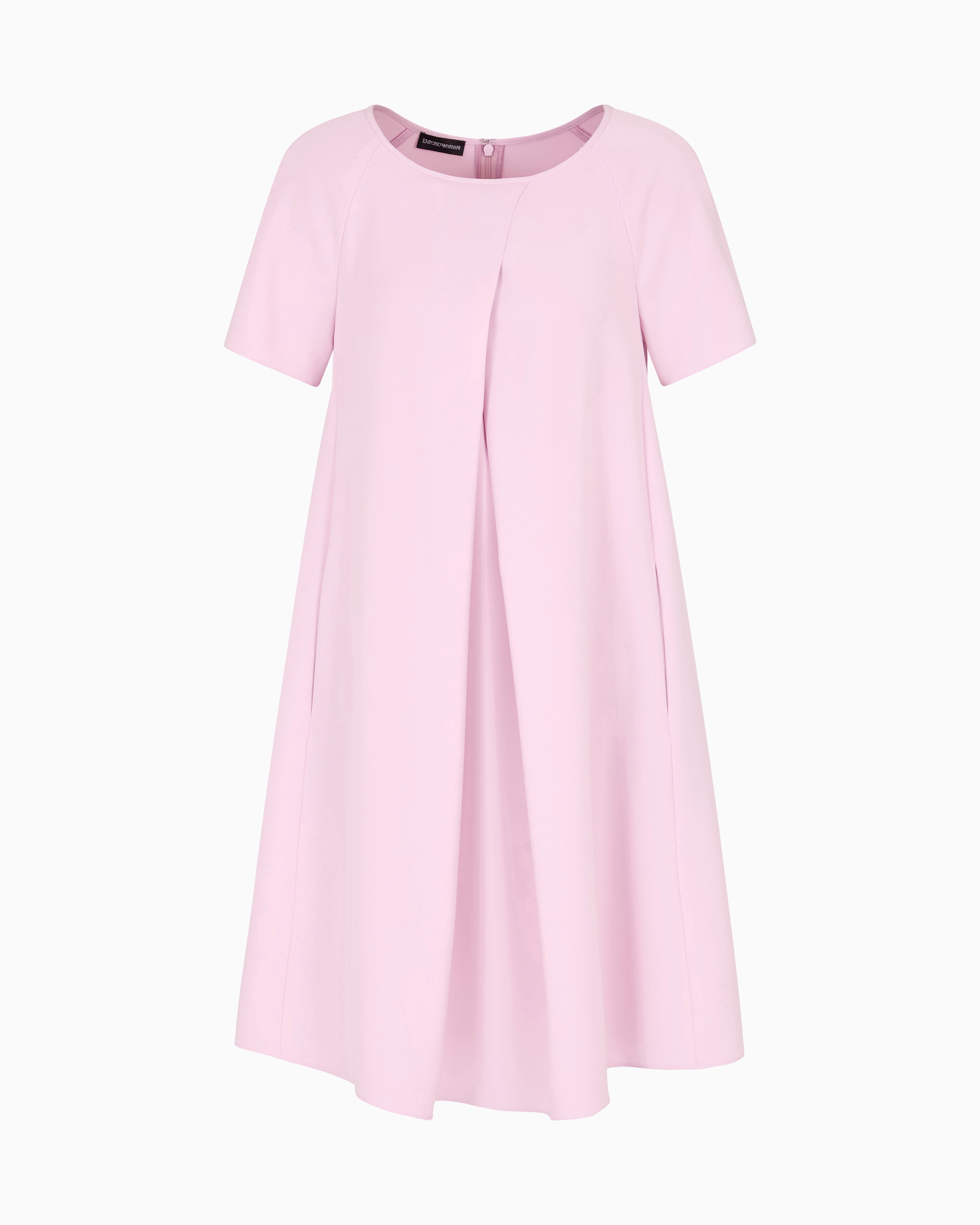 Emporio Armani Women's Crew Neck Mini Dress In Pink