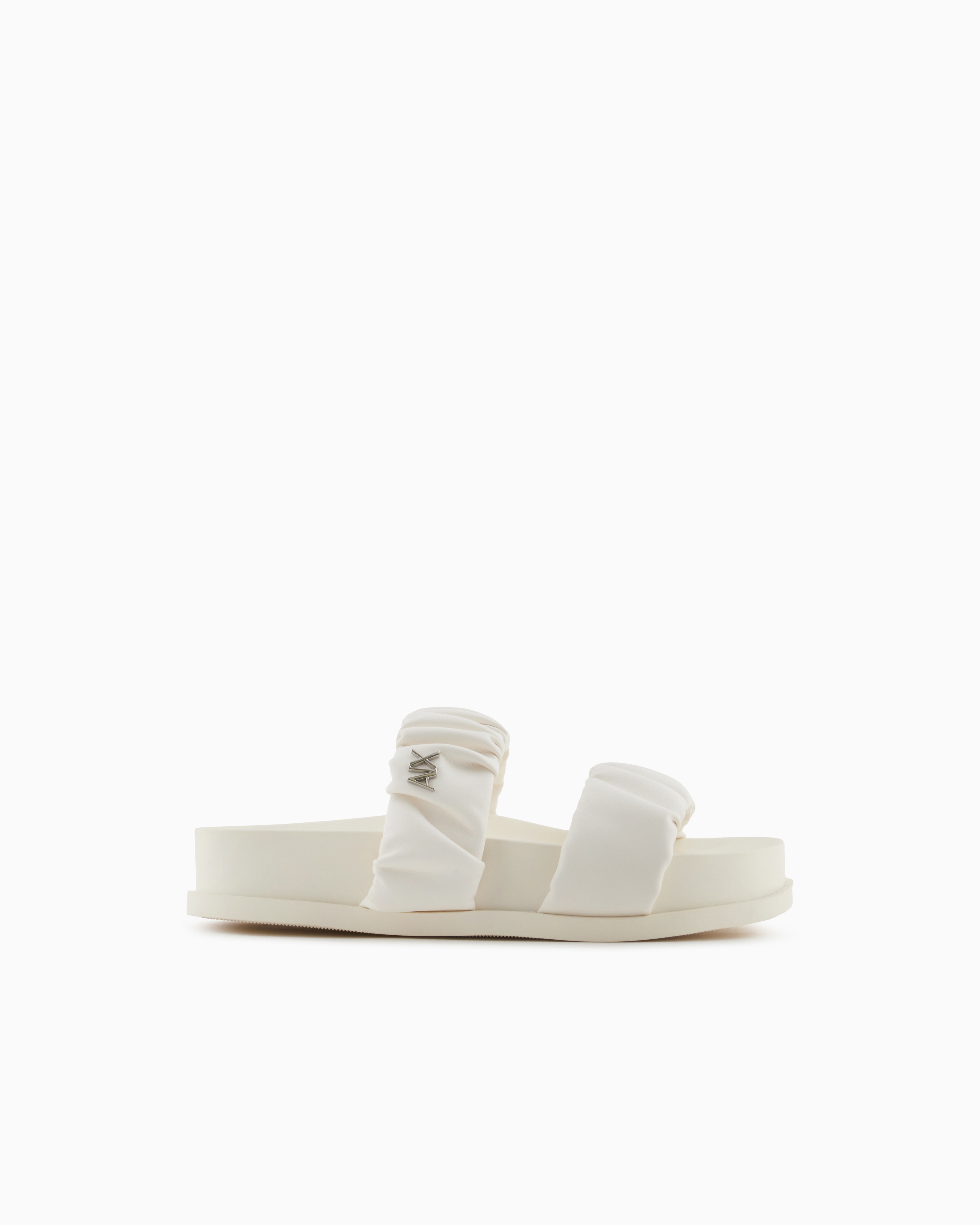 Armani Exchange Sandals In White