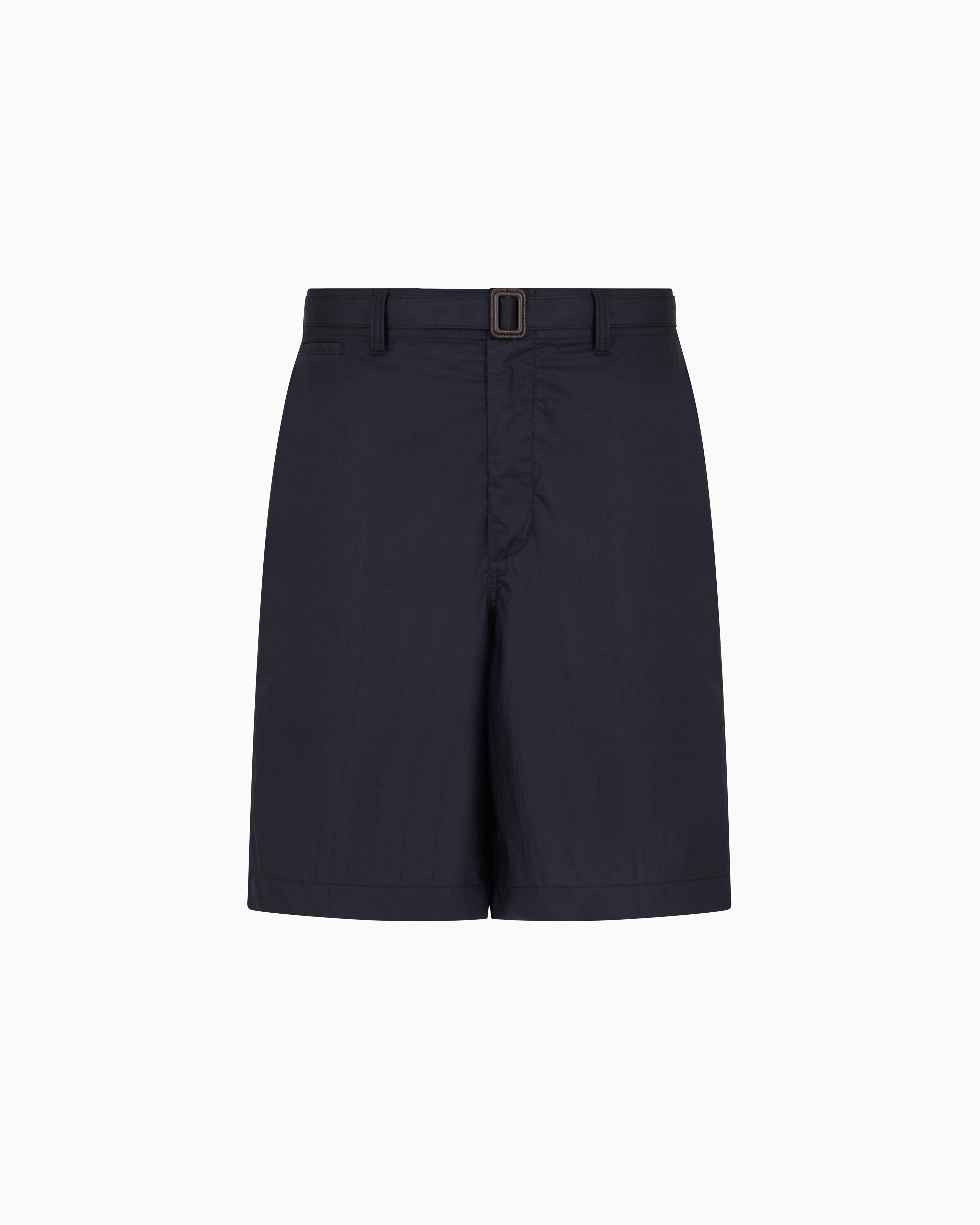 Emporio Armani Bermuda Shorts In Navy Blue