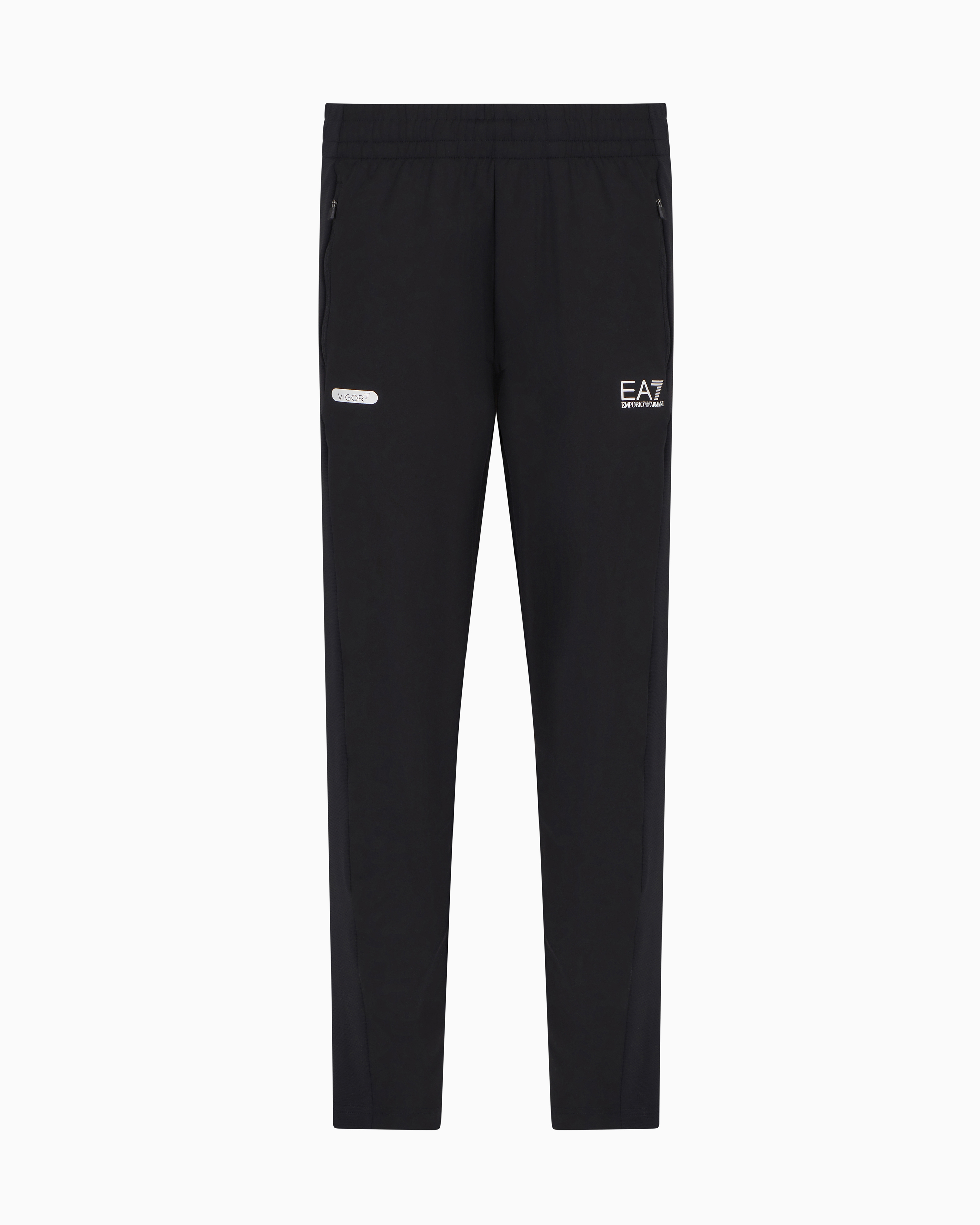 Ea7 Dynamic Athlete Trousers In Vigor7 Technical Fabric In Black