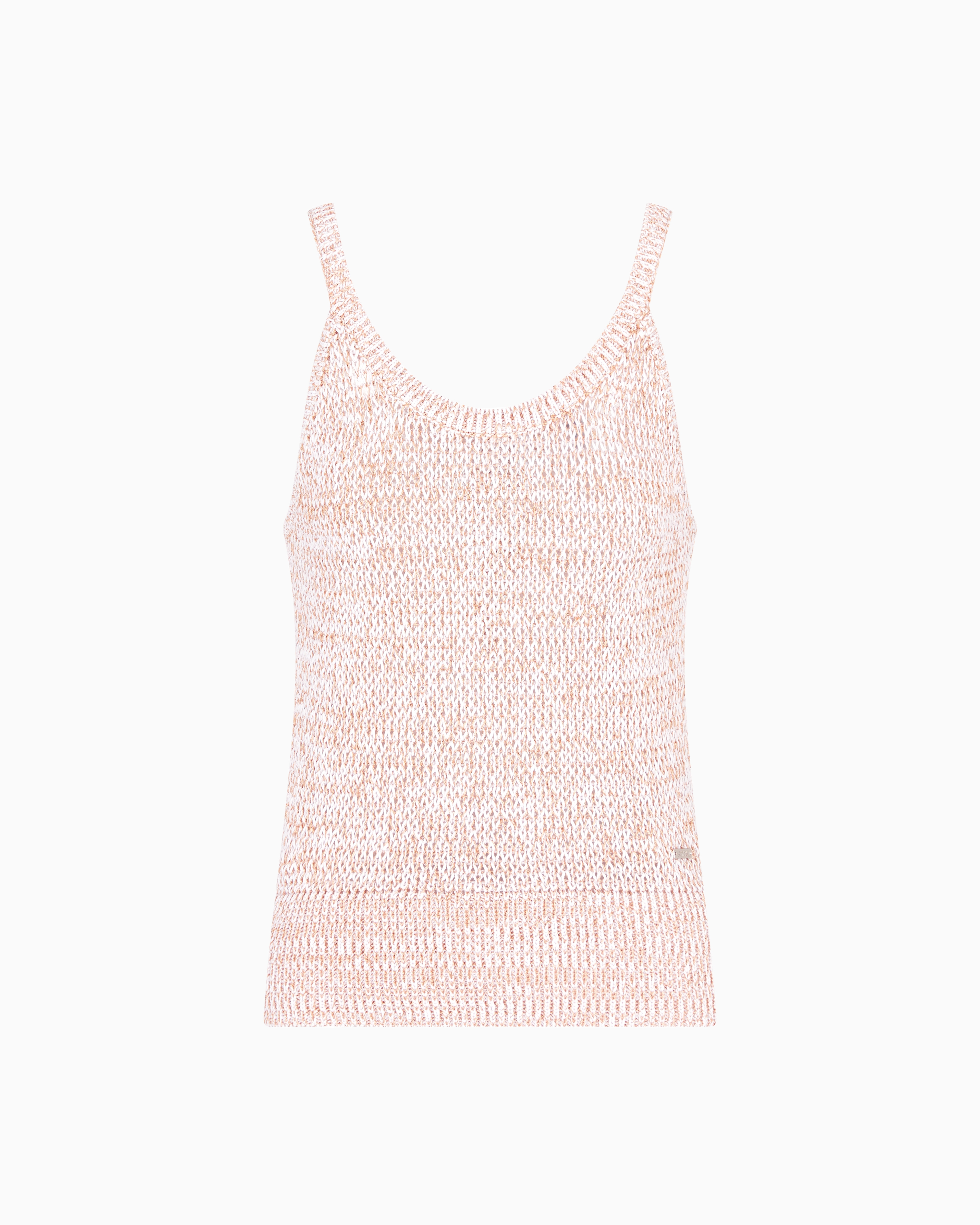 Armani Exchange Knitted Tops In Pink