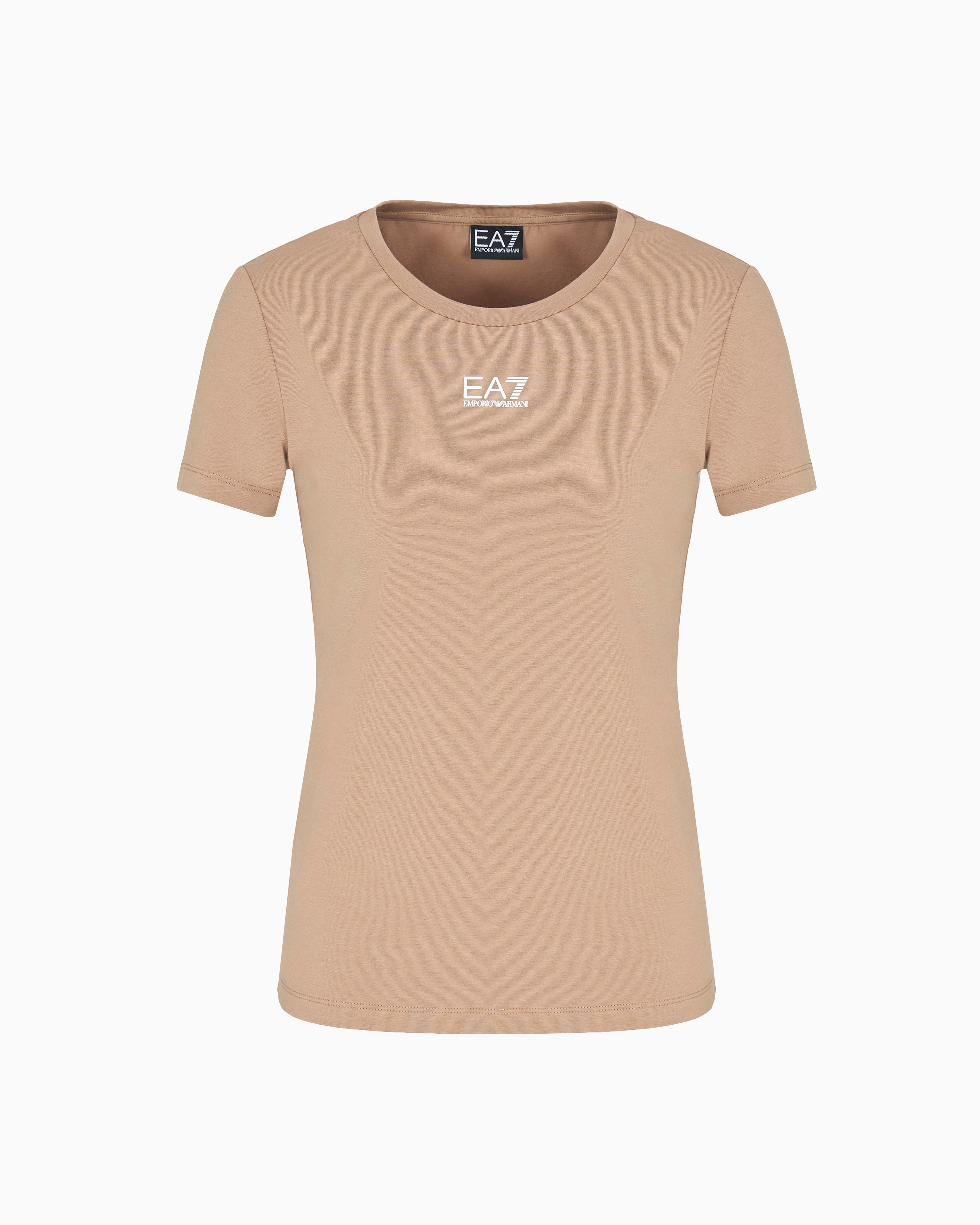 Logo Series stretch cotton and modal T-shirt | EA7