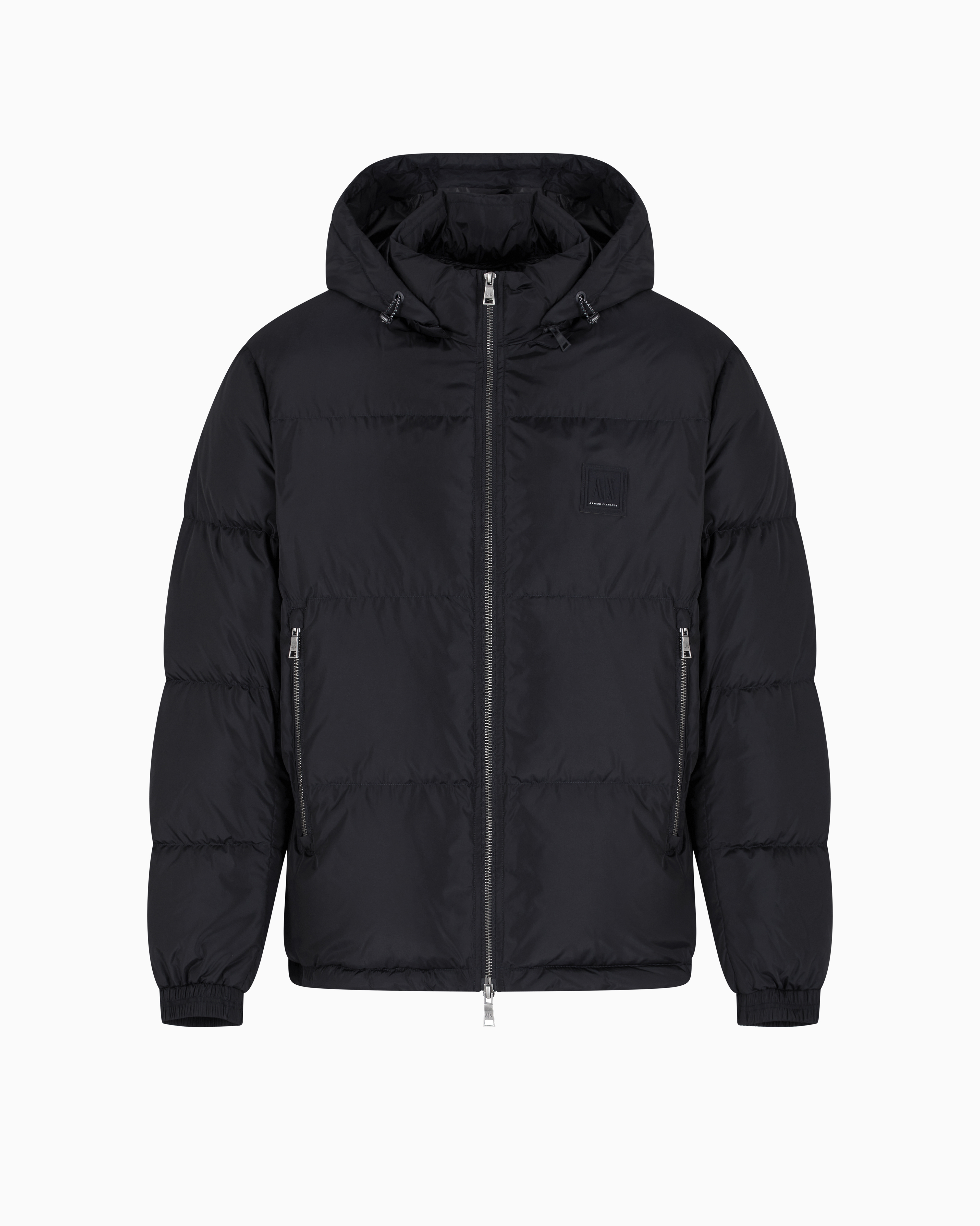 Armani Exchange Down Jackets In Navy Blue