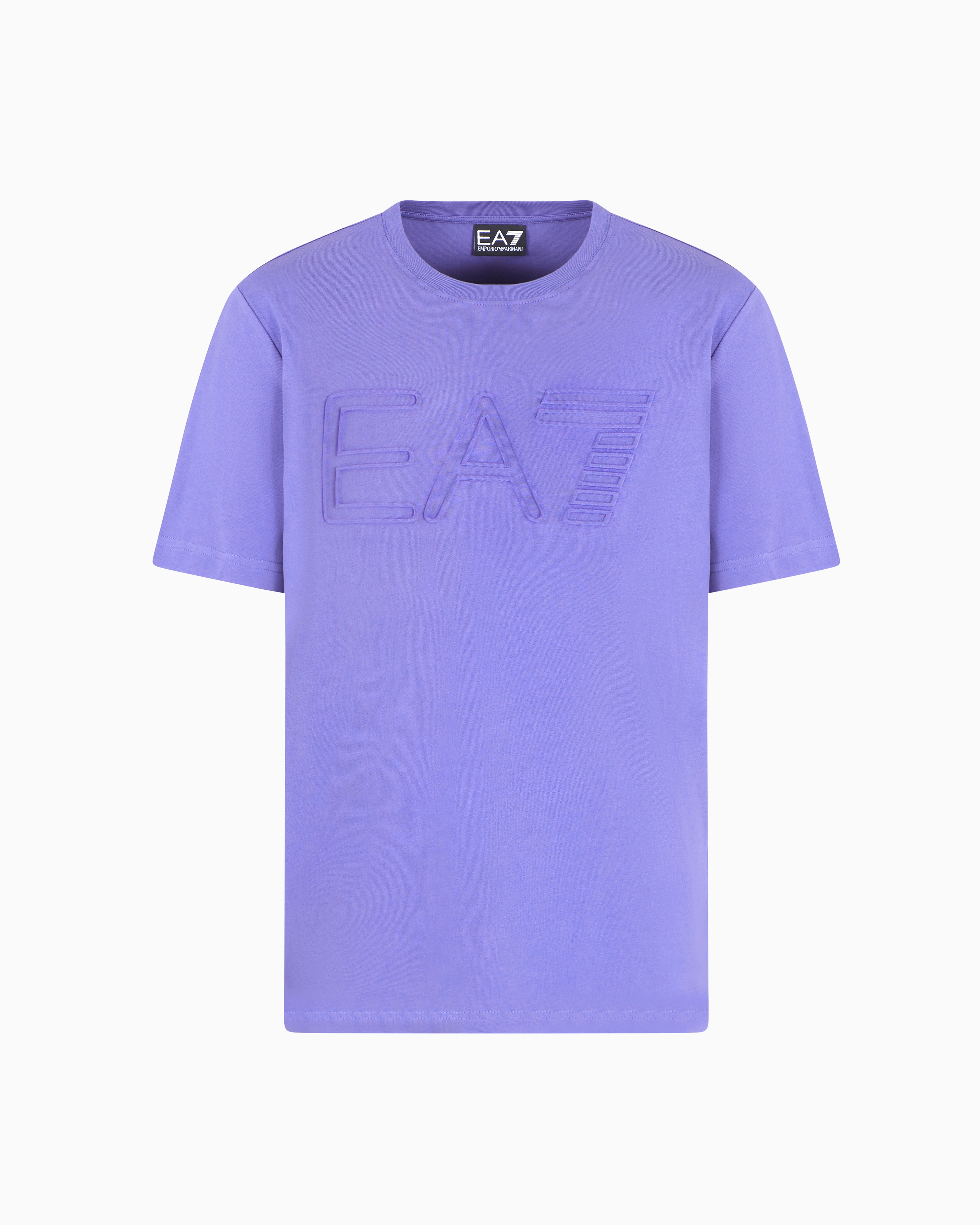 EA7 LOGO SERIES SHORT-SLEEVED ORGANIC COTTON JERSEY T-SHIRT