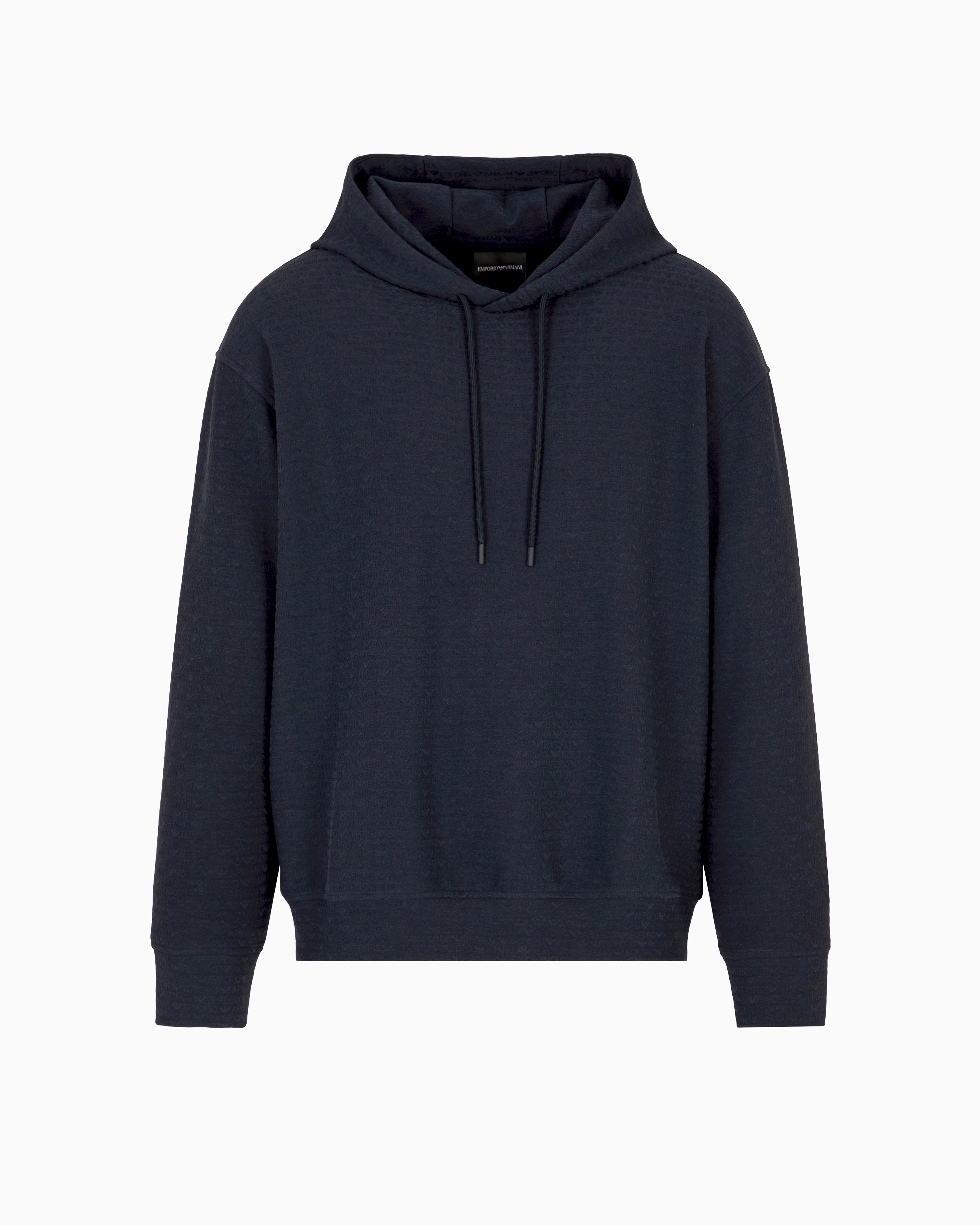 Emporio Armani Hoodies In Navy_blue