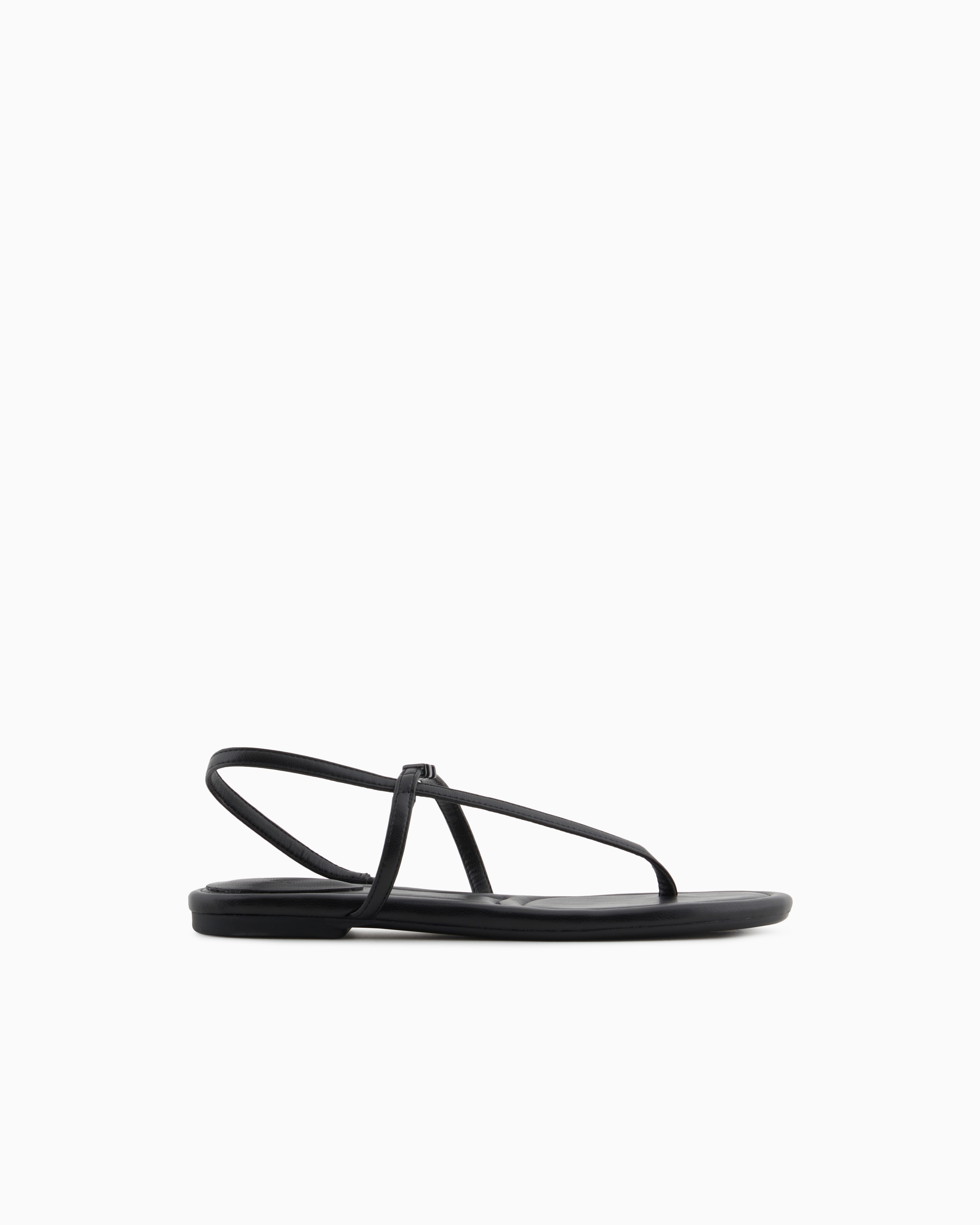 Armani Exchange Sandals In Black