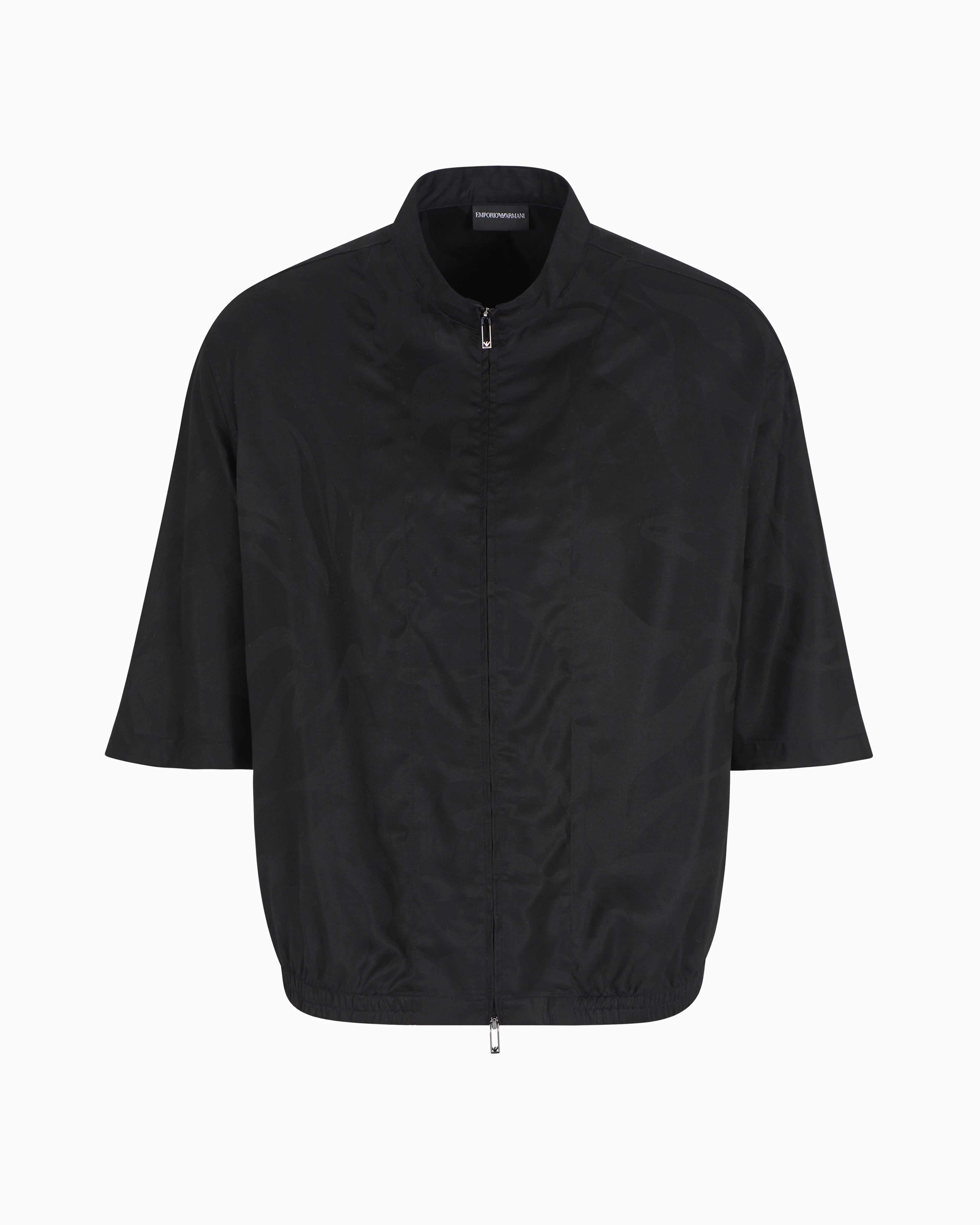 ASV full-zip shirt jacket in oversized floral Lyocell