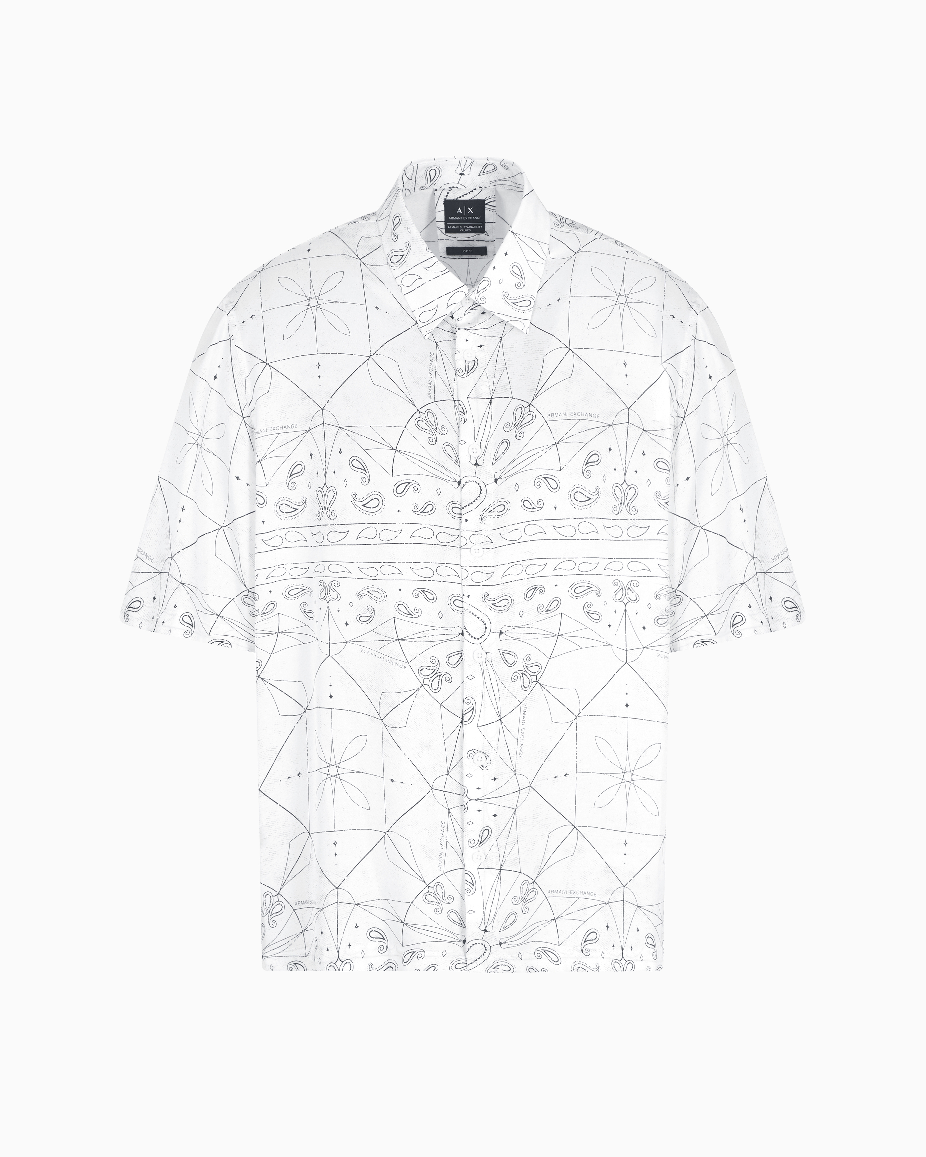 Armani Exchange Casual Shirts In White