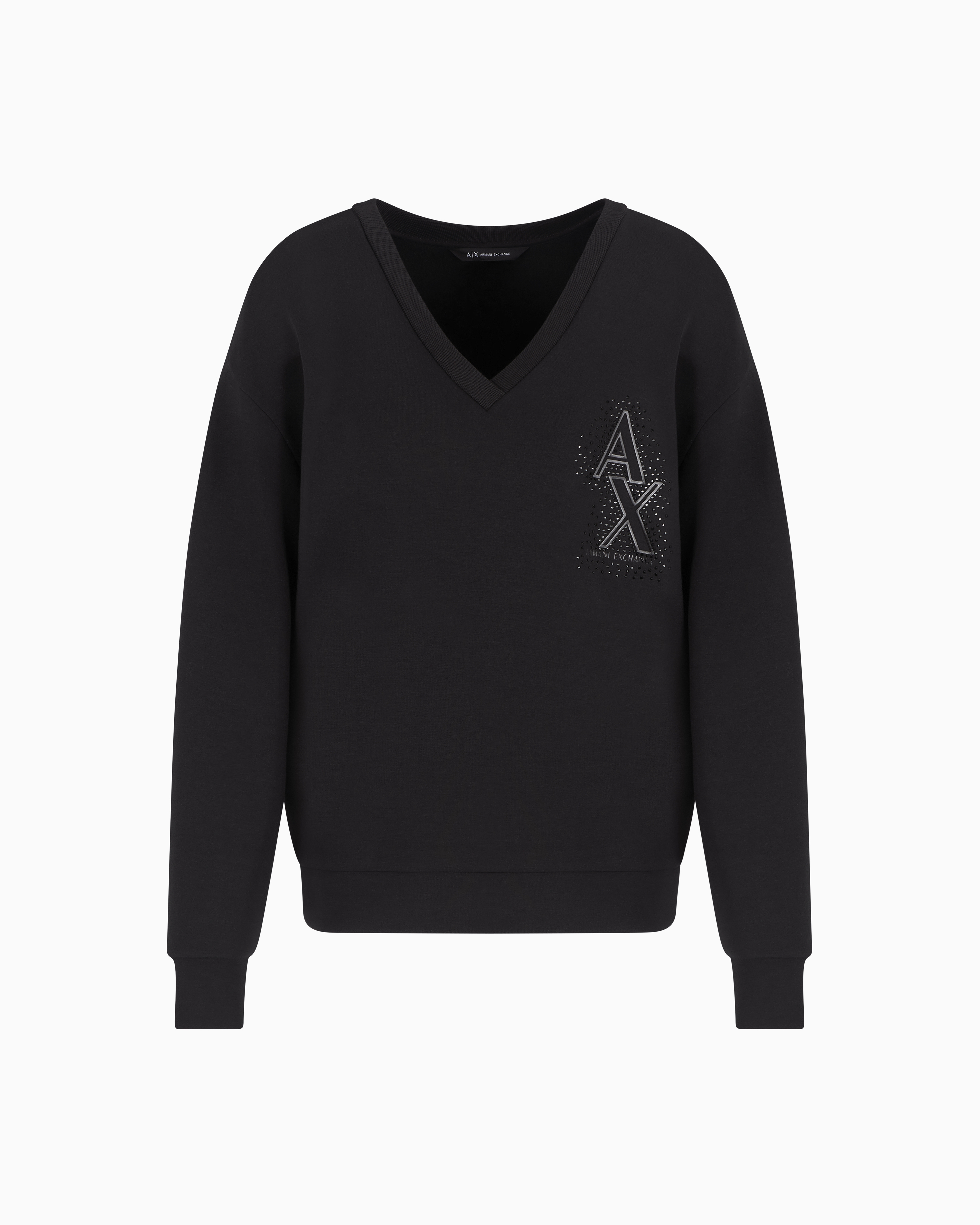 Armani Exchange Sweatshirts Without Hood In Black