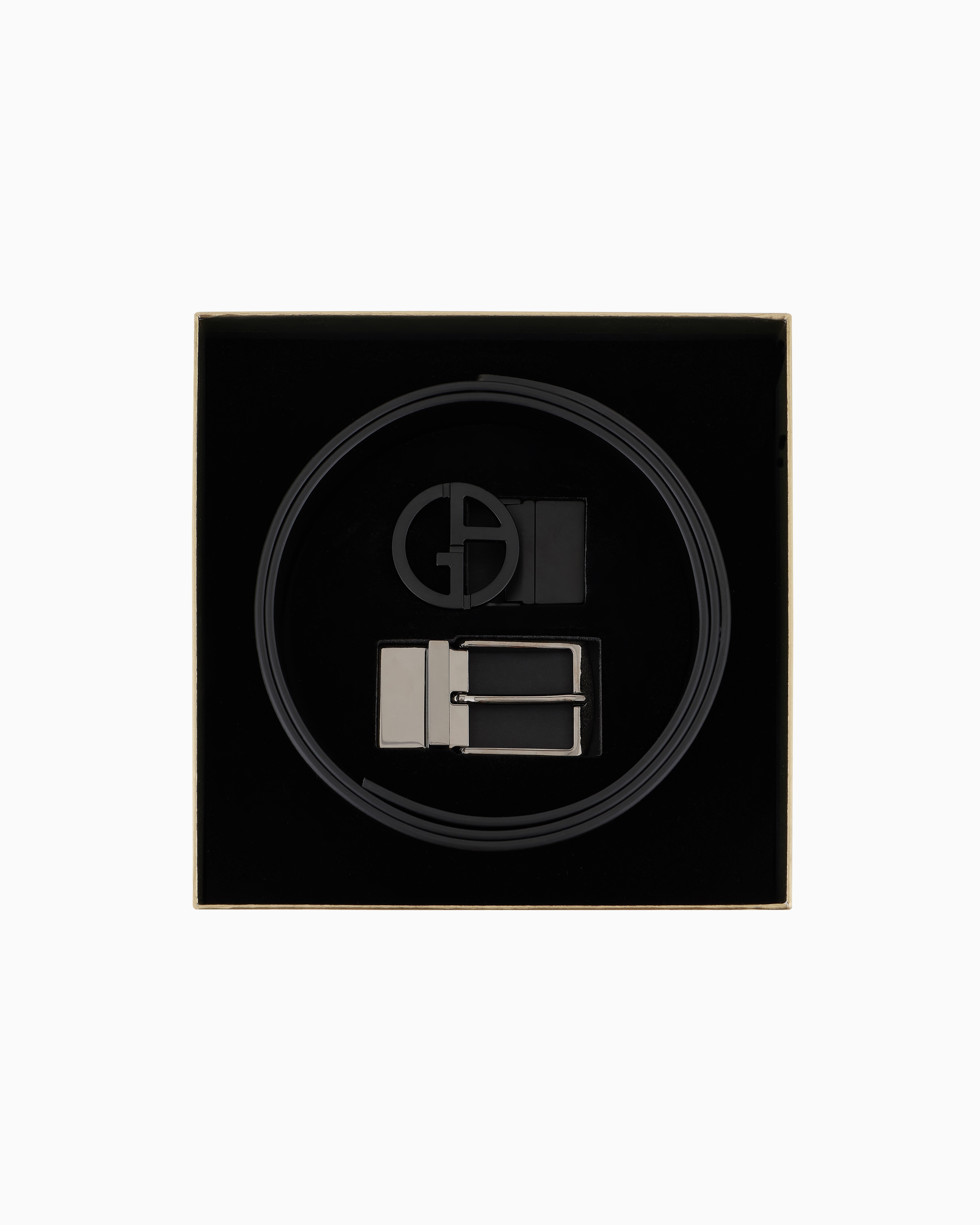 Giorgio Armani Belts In Black