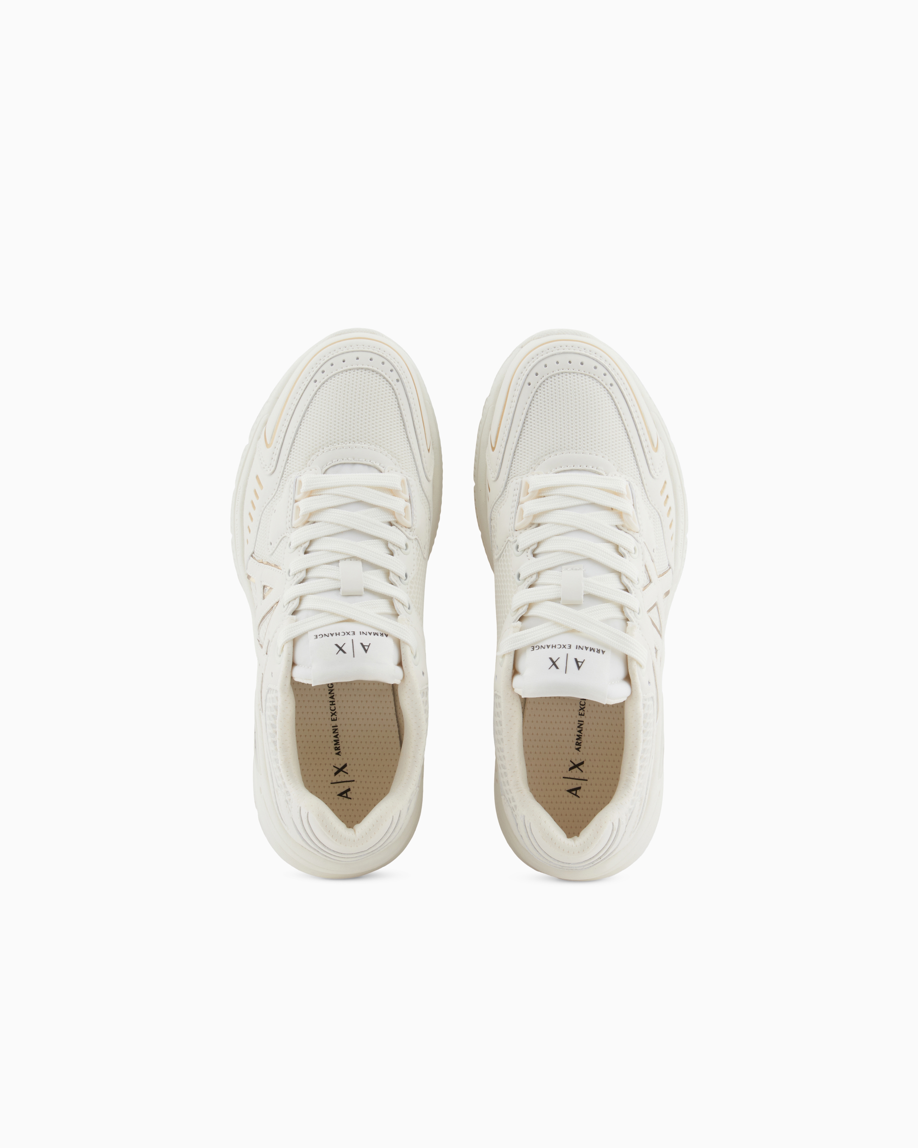 Armani Exchange Sneakers In Weiss