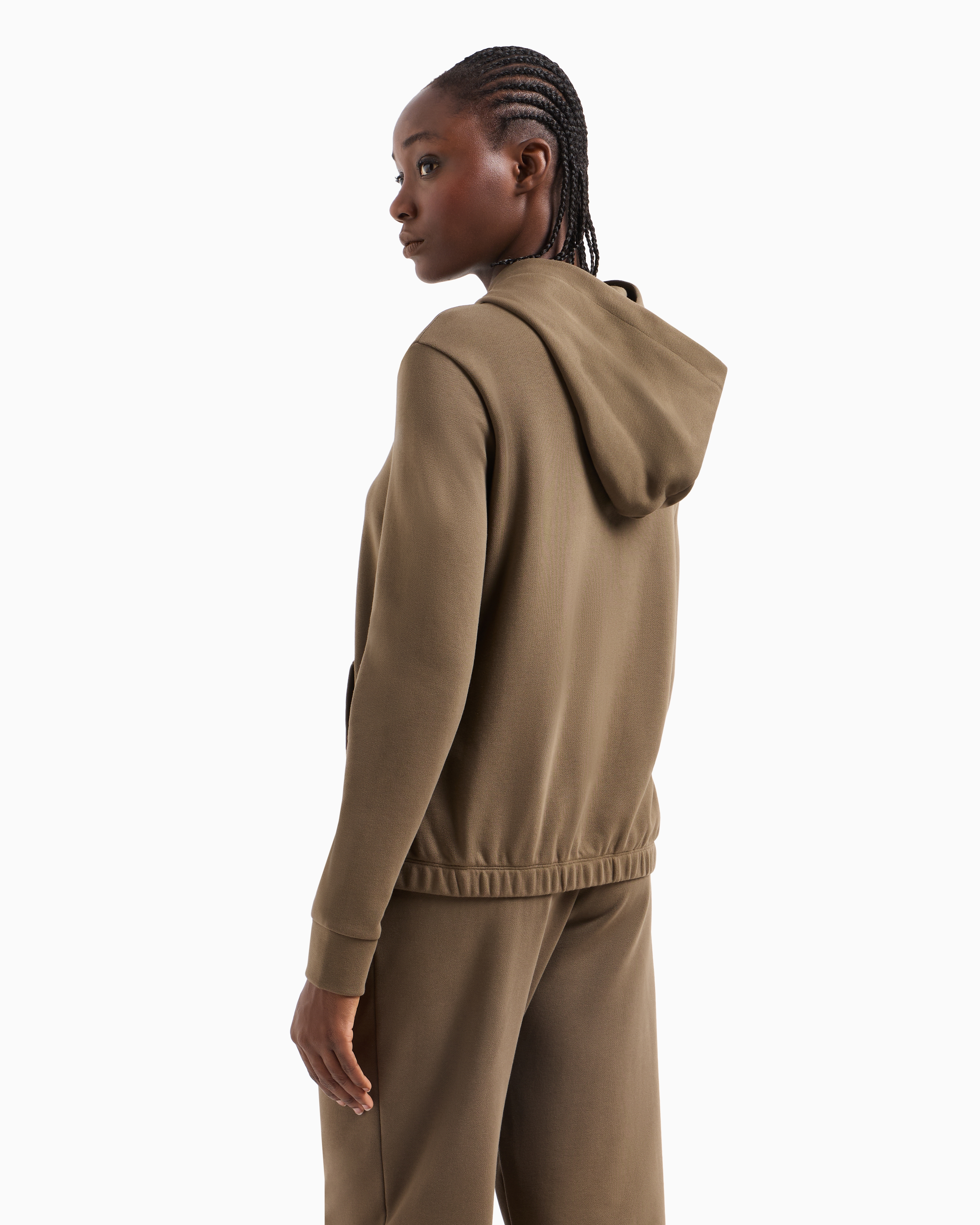 ASV Organic Cotton Blend Zip-Up Hoodie | Armani Exchange