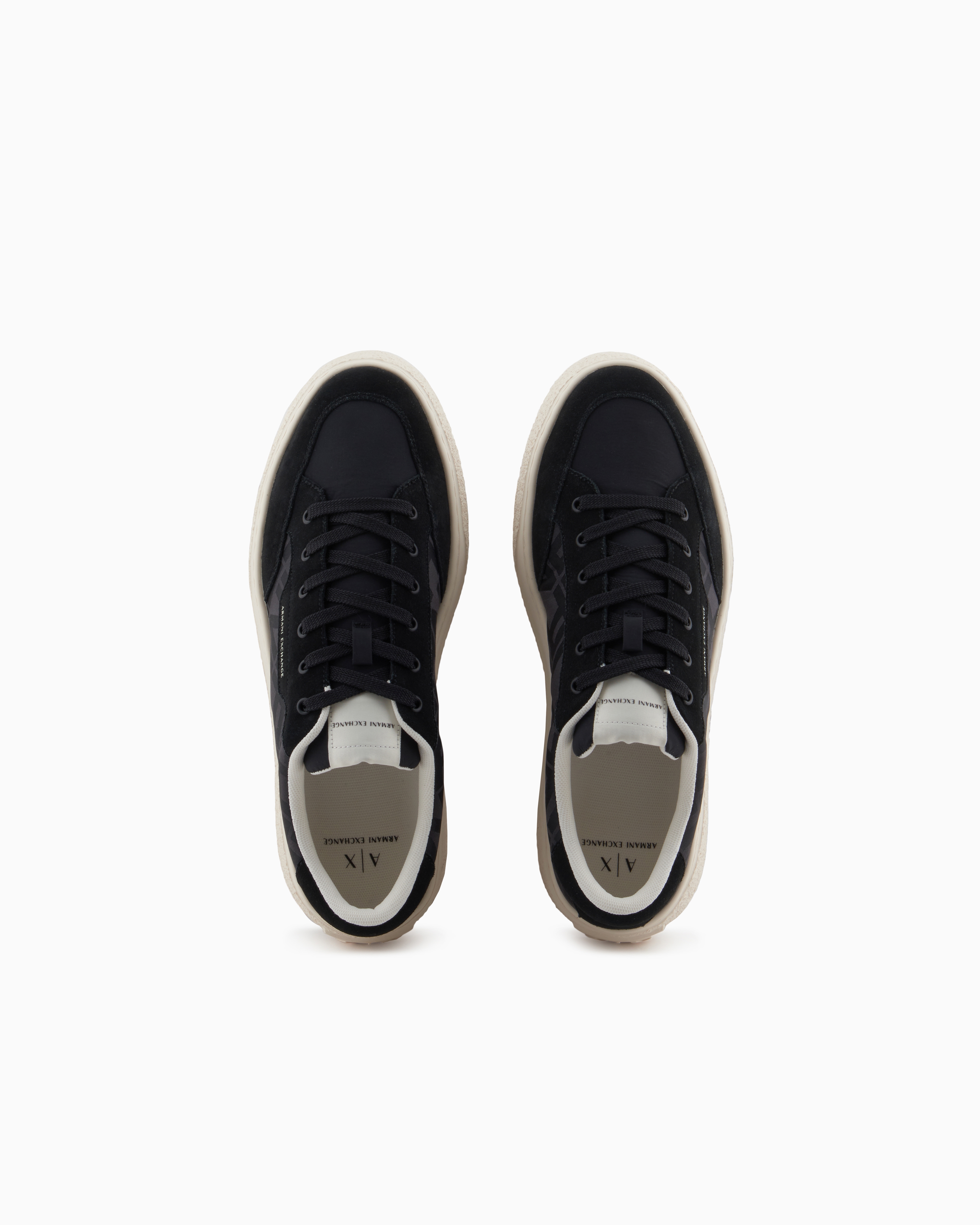 Armani Exchange Sneakers In Black