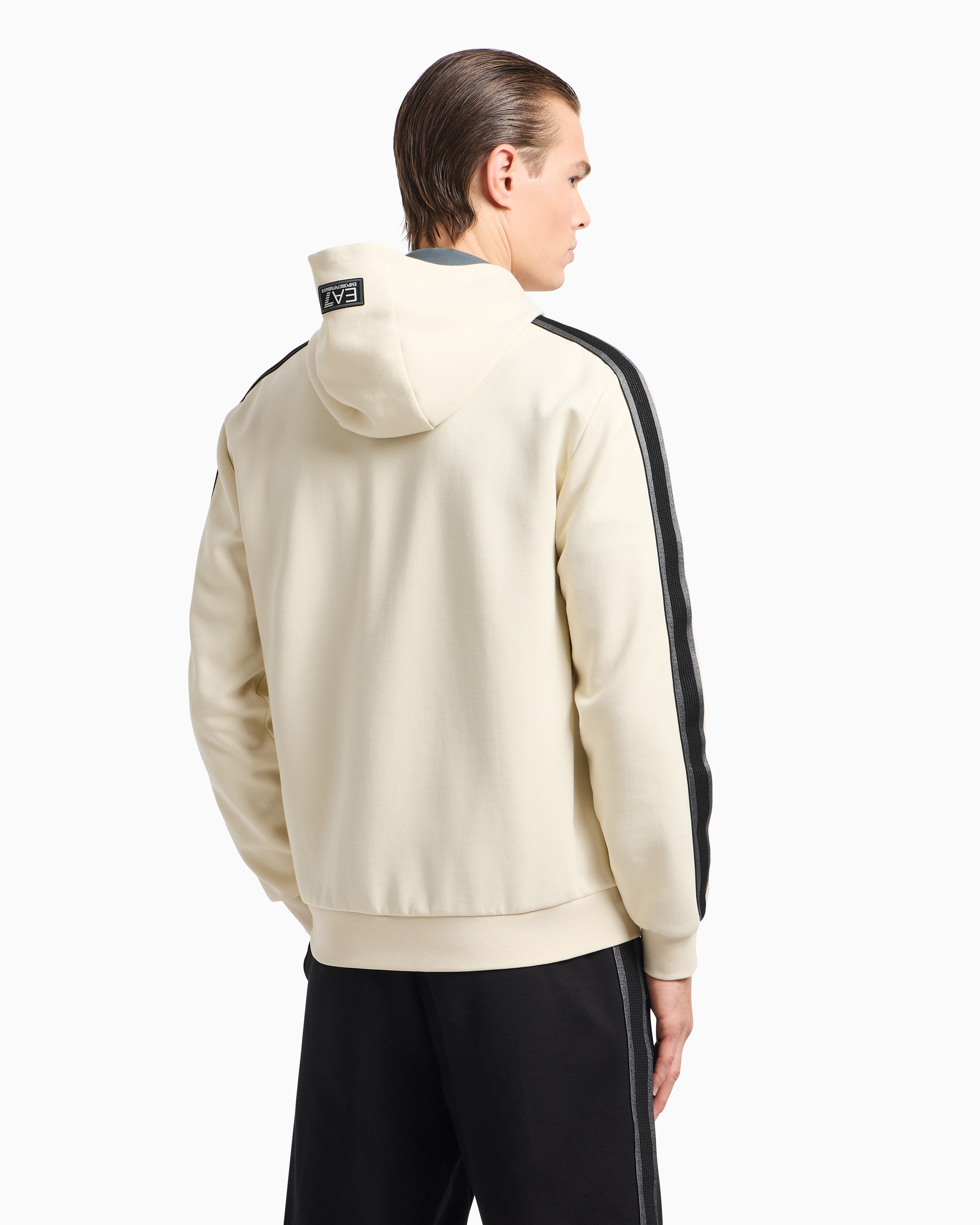 EA7 EMPORIO ARMANI パーカー 7M000142 AF12660 Logo Series hooded cotton-jersey sweatshirt | EA7
