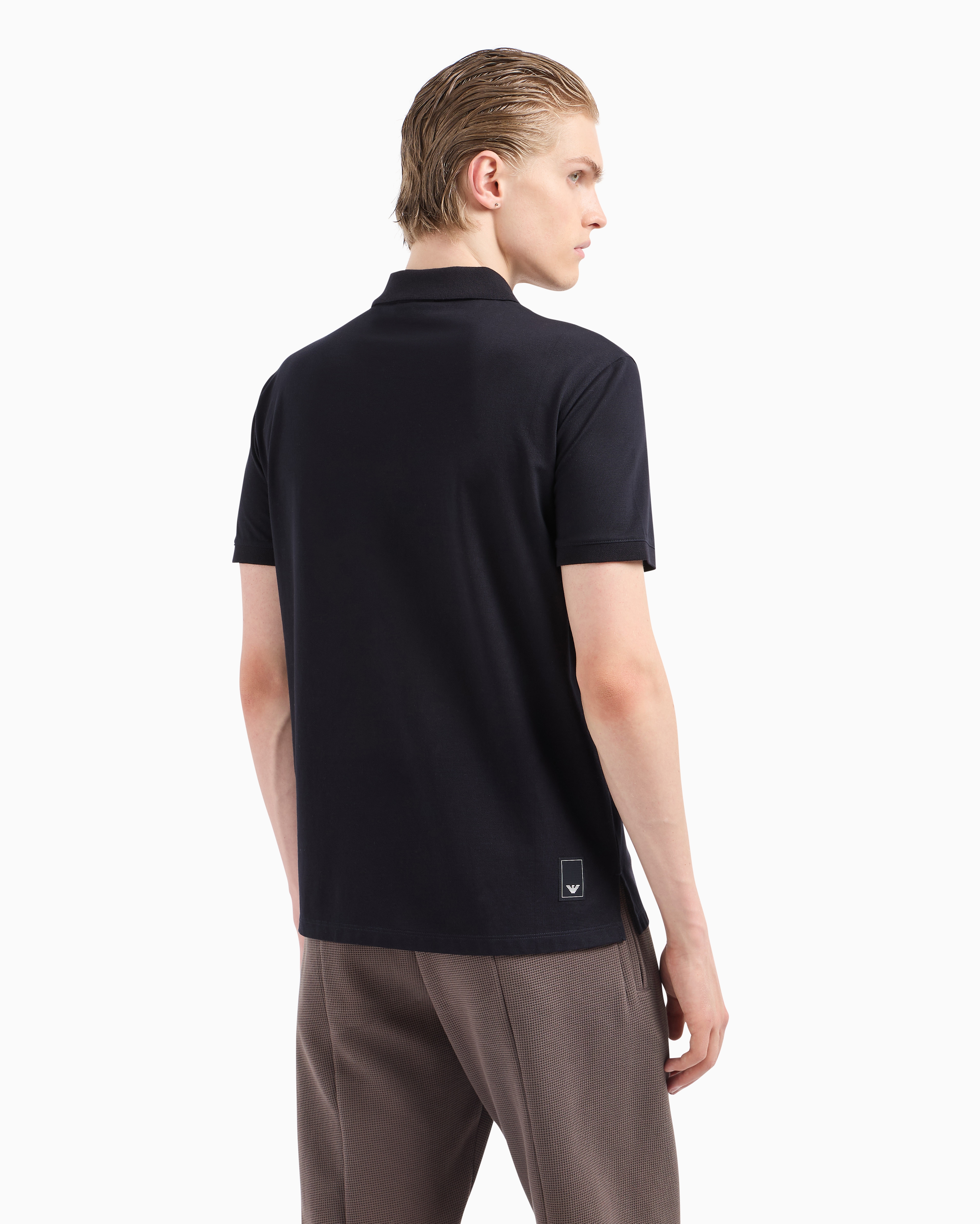 Emporio Armani Sweater In Navy Blue