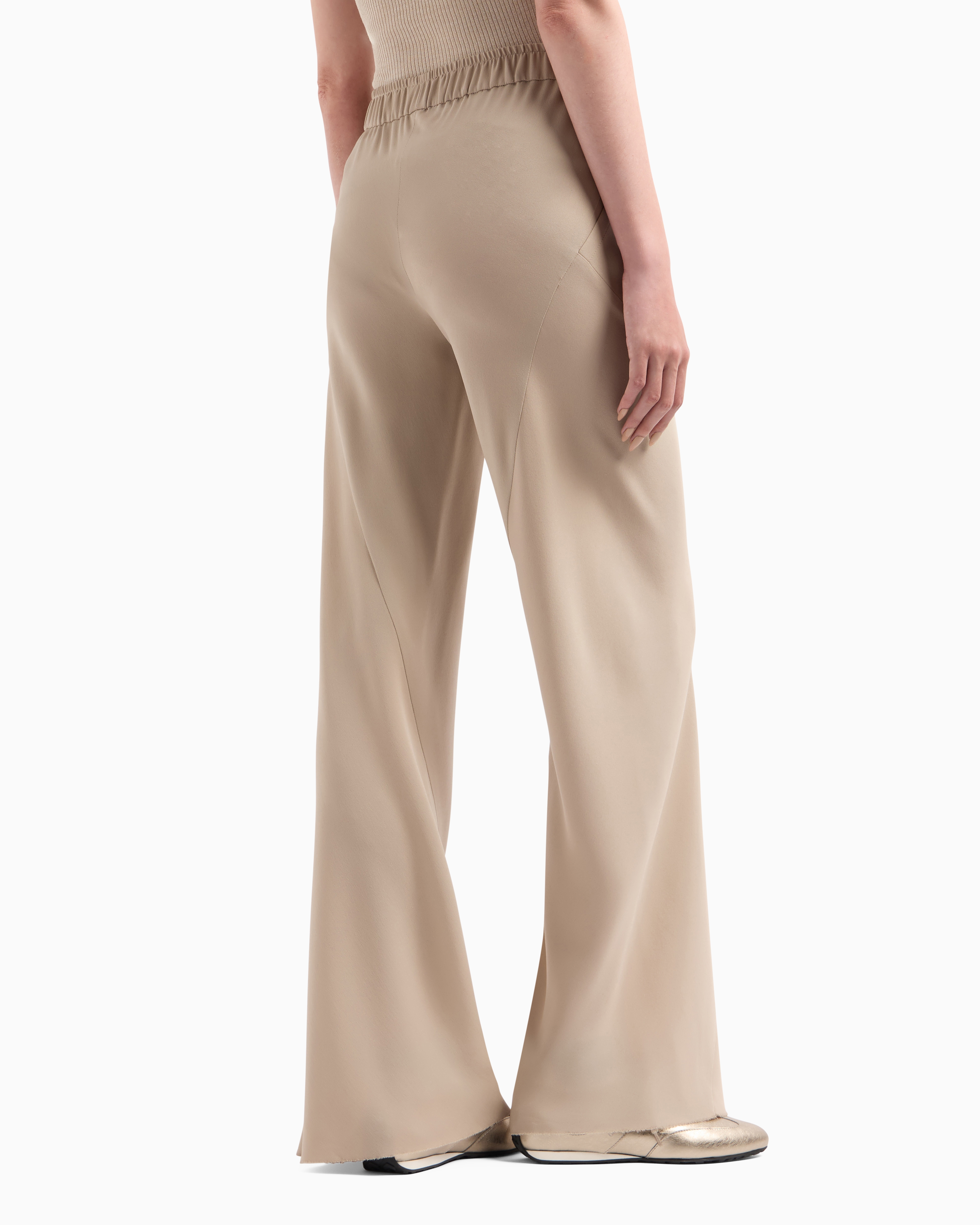 Giorgio Armani Women's Pantalone Tripla Georgette Seta