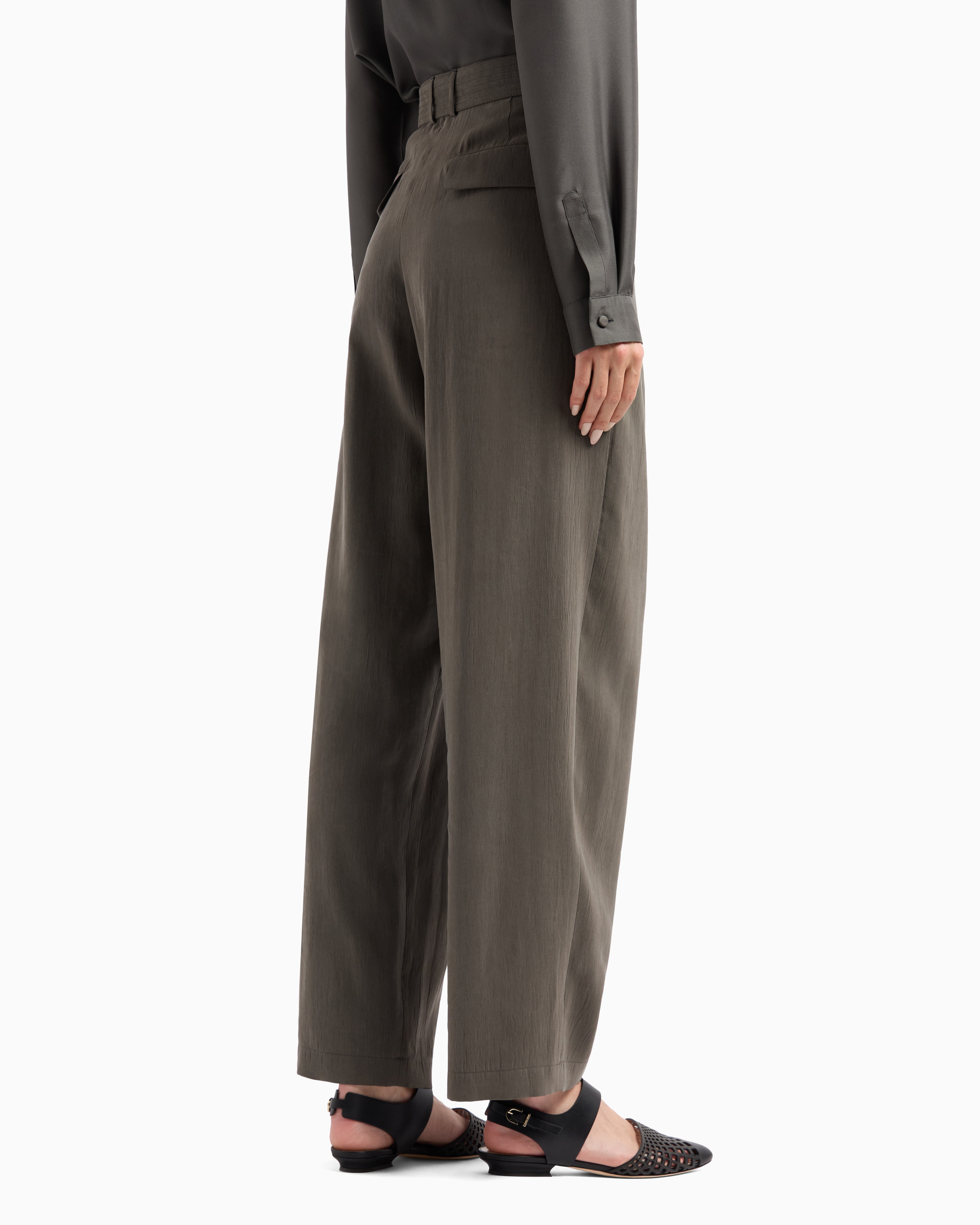 Giorgio Armani Pleat Detailing Trousers