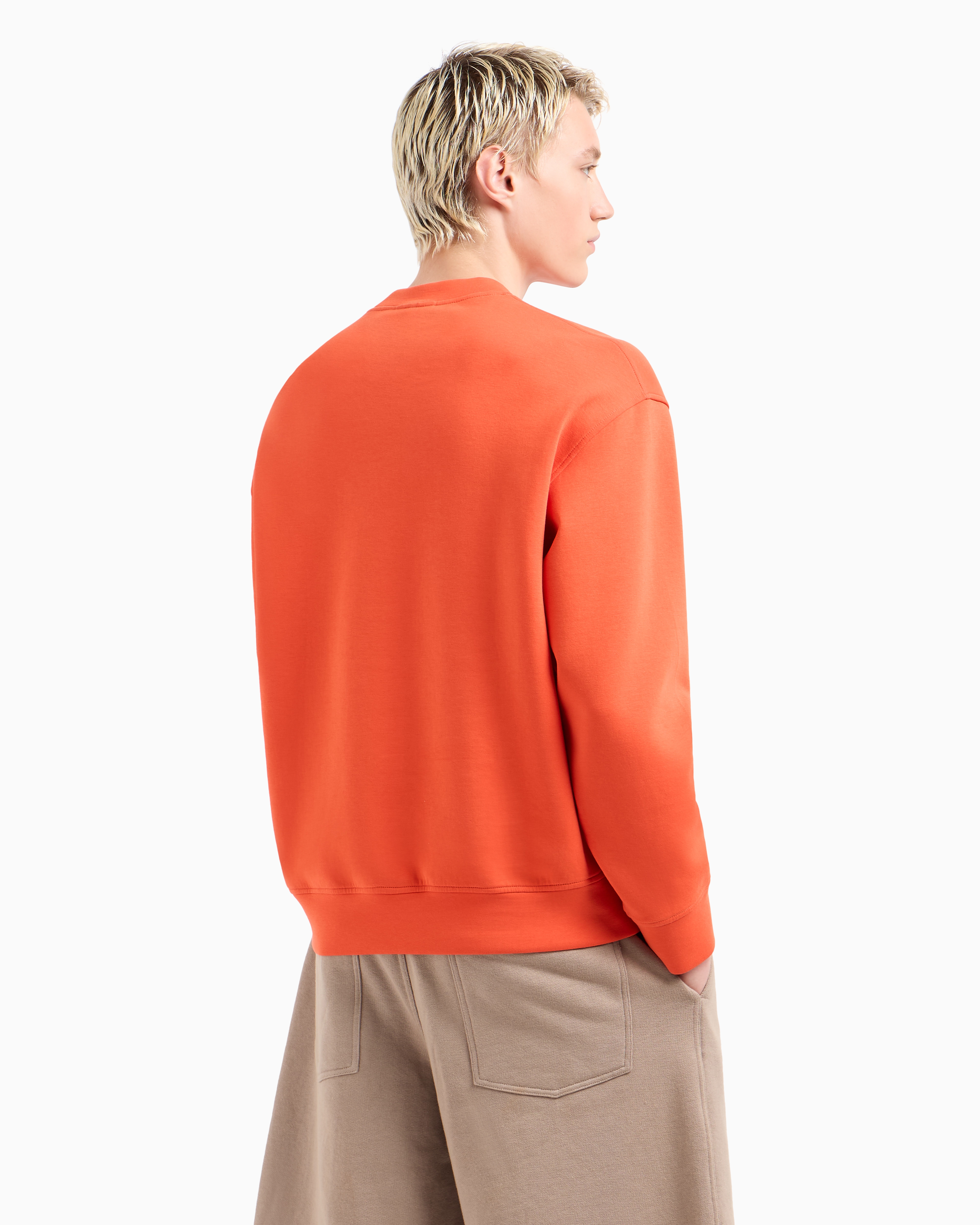 EMPORIO ARMANI▼ASV カラーブロック ロゴ スウェットシャツ undefined