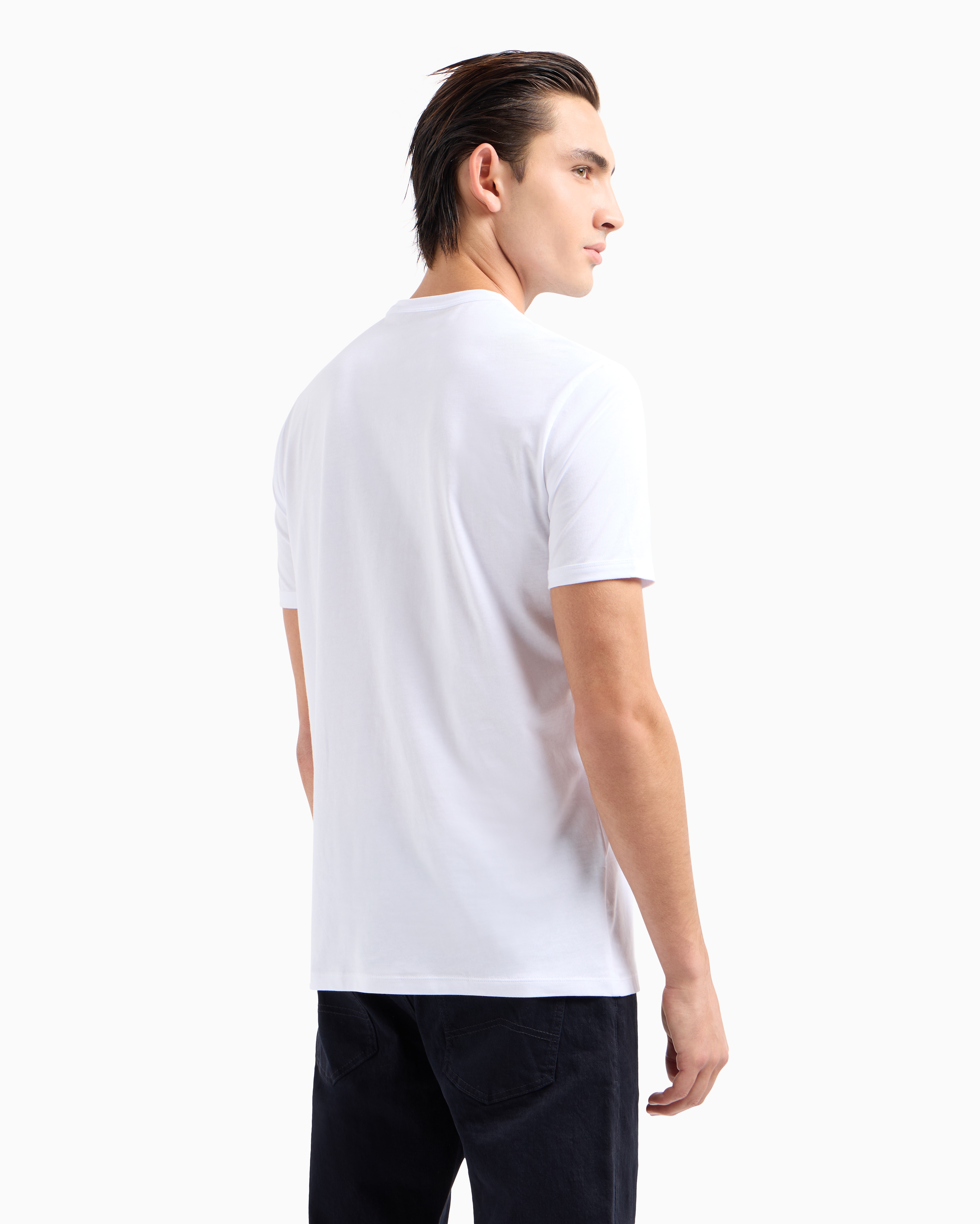 Armani Exchange - Regular Fit T-Shirts, Man, White, Size: