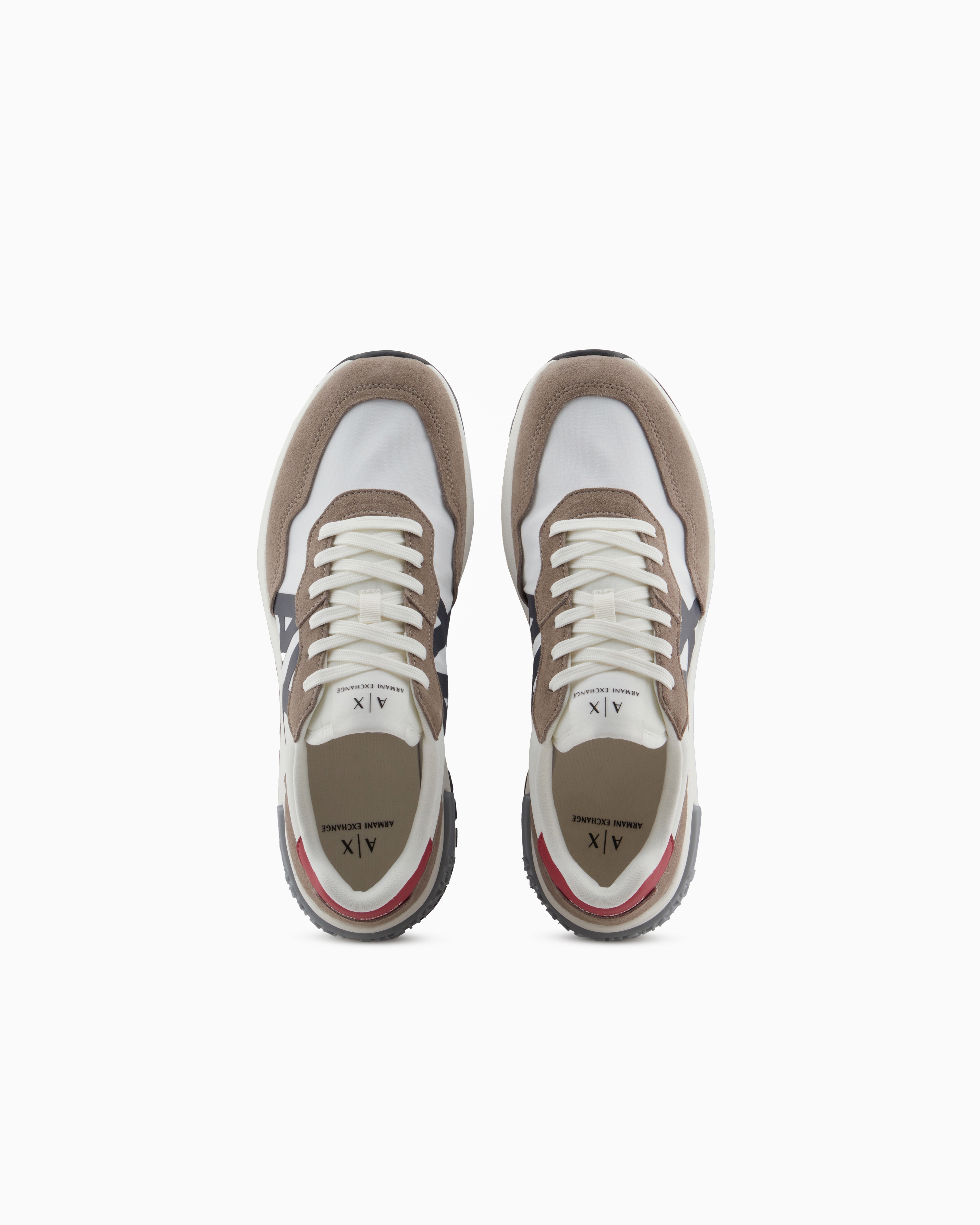 Armani Exchange Sneakers In Brown