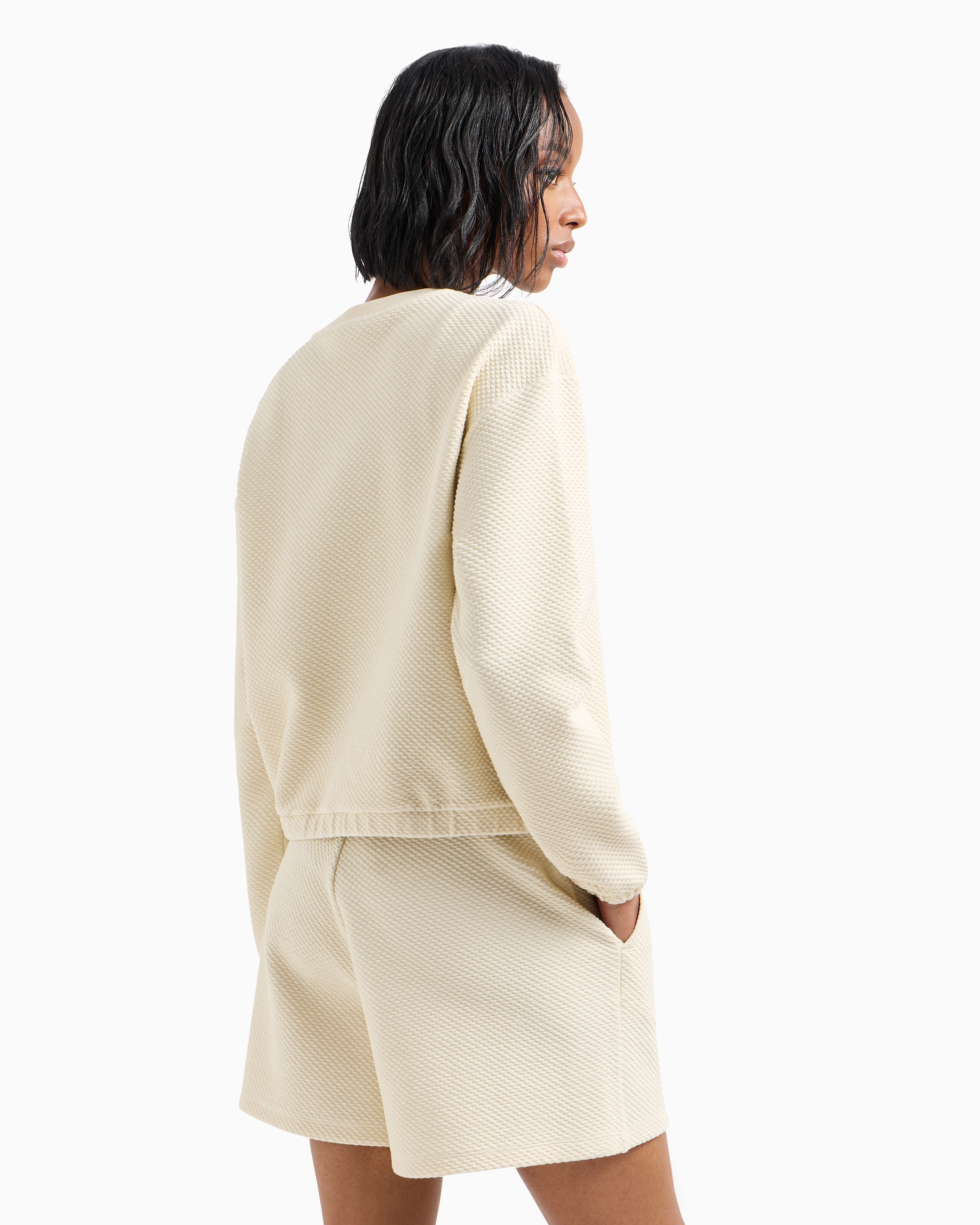 Ea7 Sweatshirts Without Hood In Beige