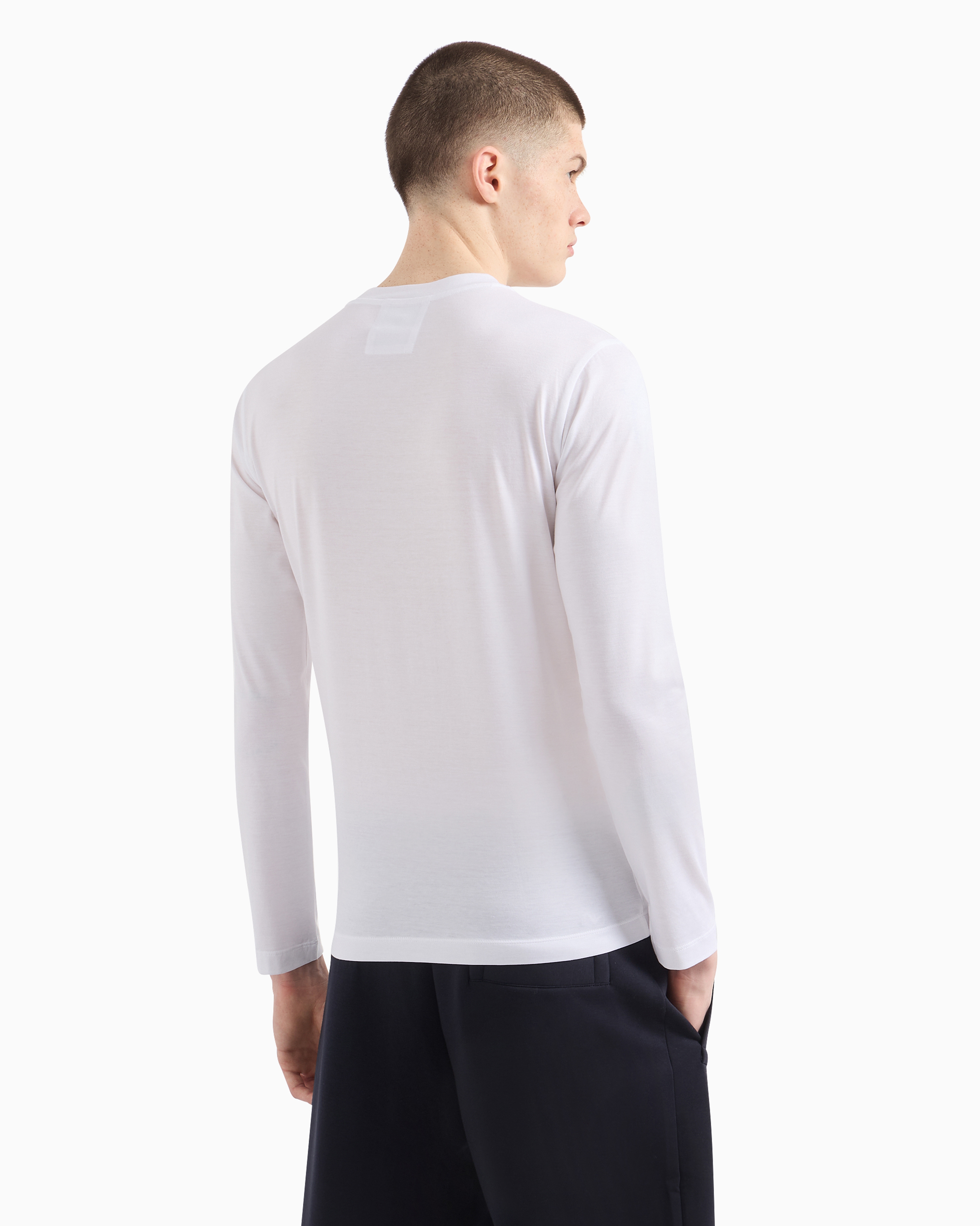 Sudadera Armani Hombre Jersey Emporio Armani De Lana Y Lyocell