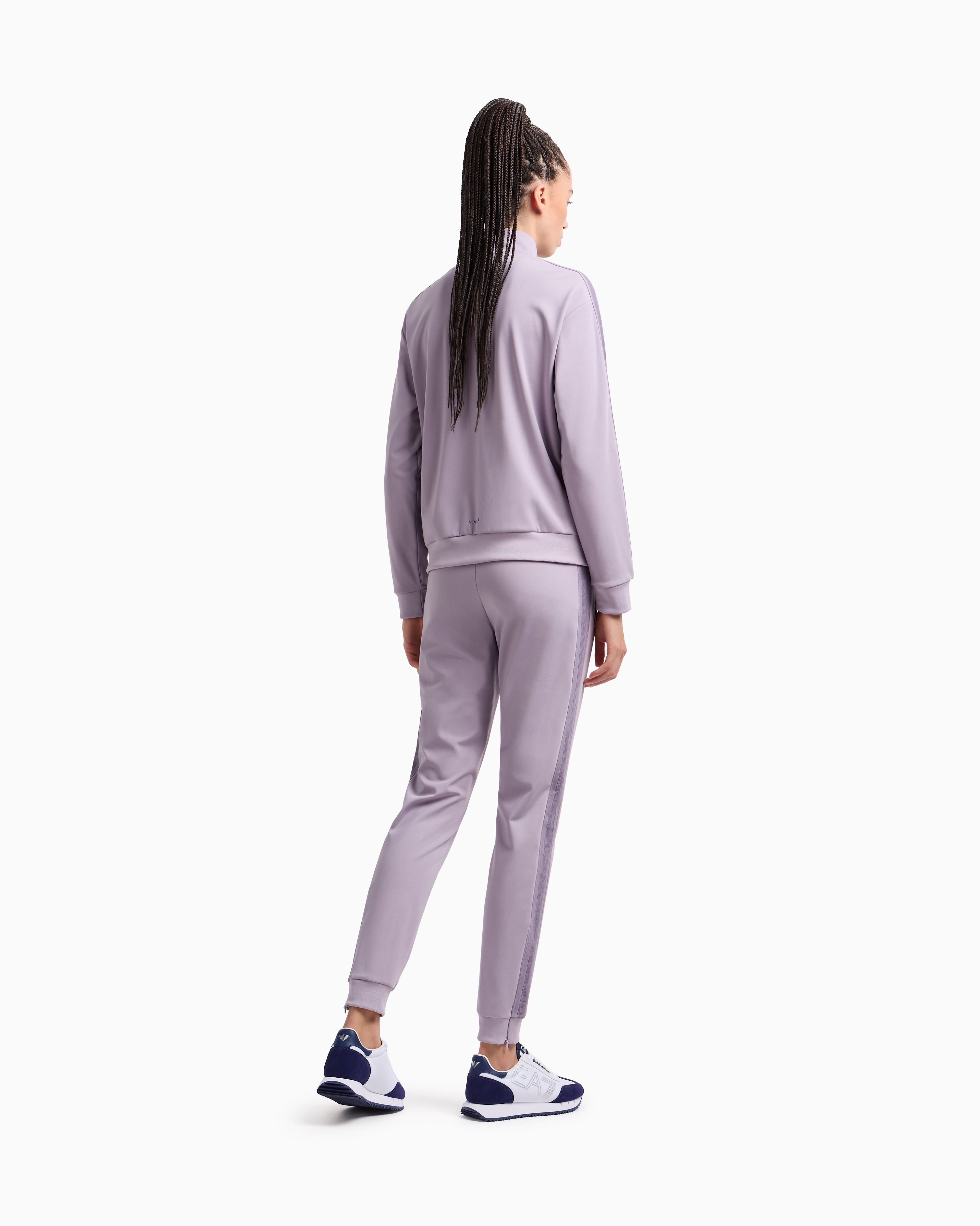 Ea7 Tennis Pro Tracksuit In Ventus7 Technical Fabric In Purple