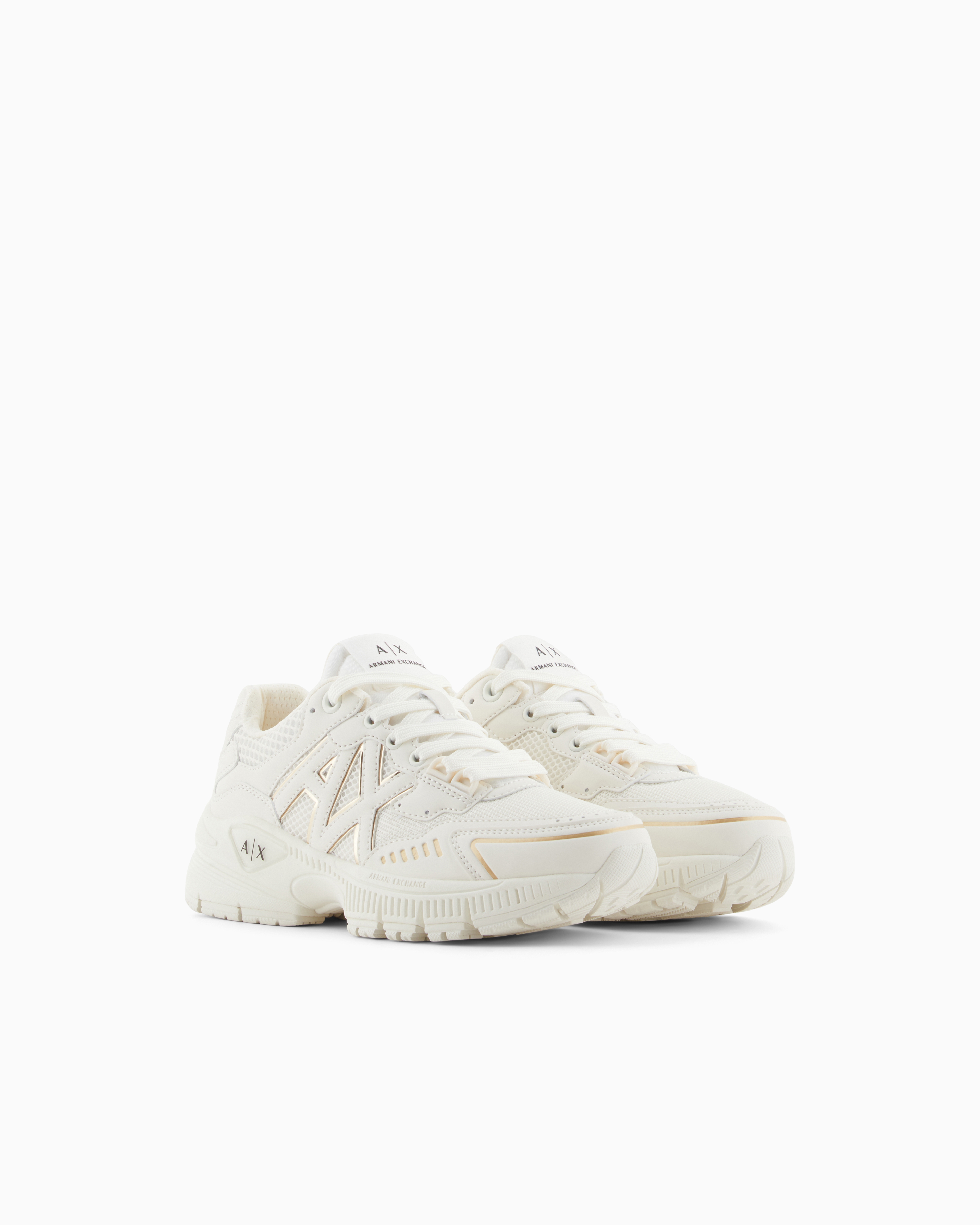 Armani Exchange Sneakers In Weiss