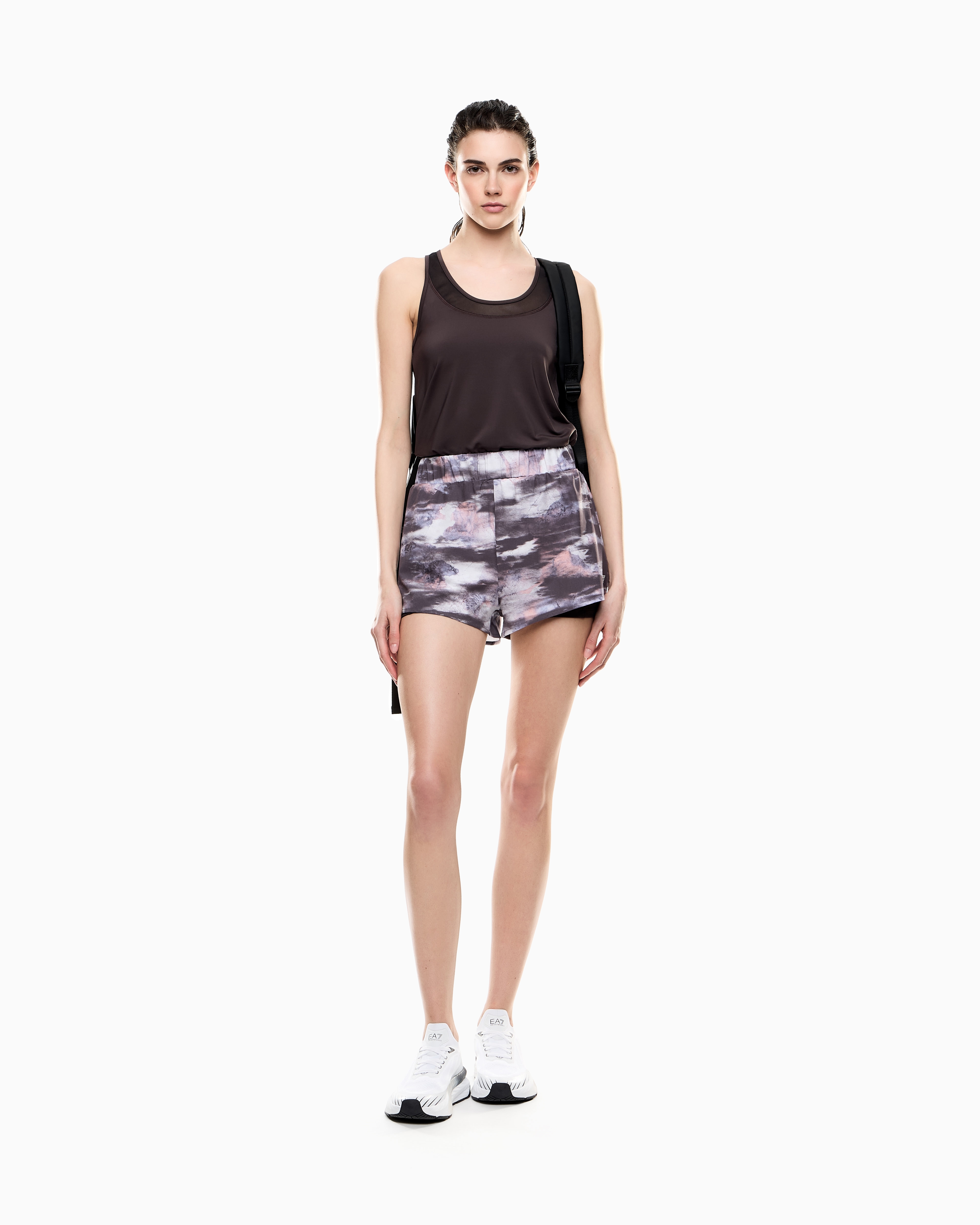 Ea7 Dynamic Athlete Tank Top In Ventus7 Technical Fabric In Grey