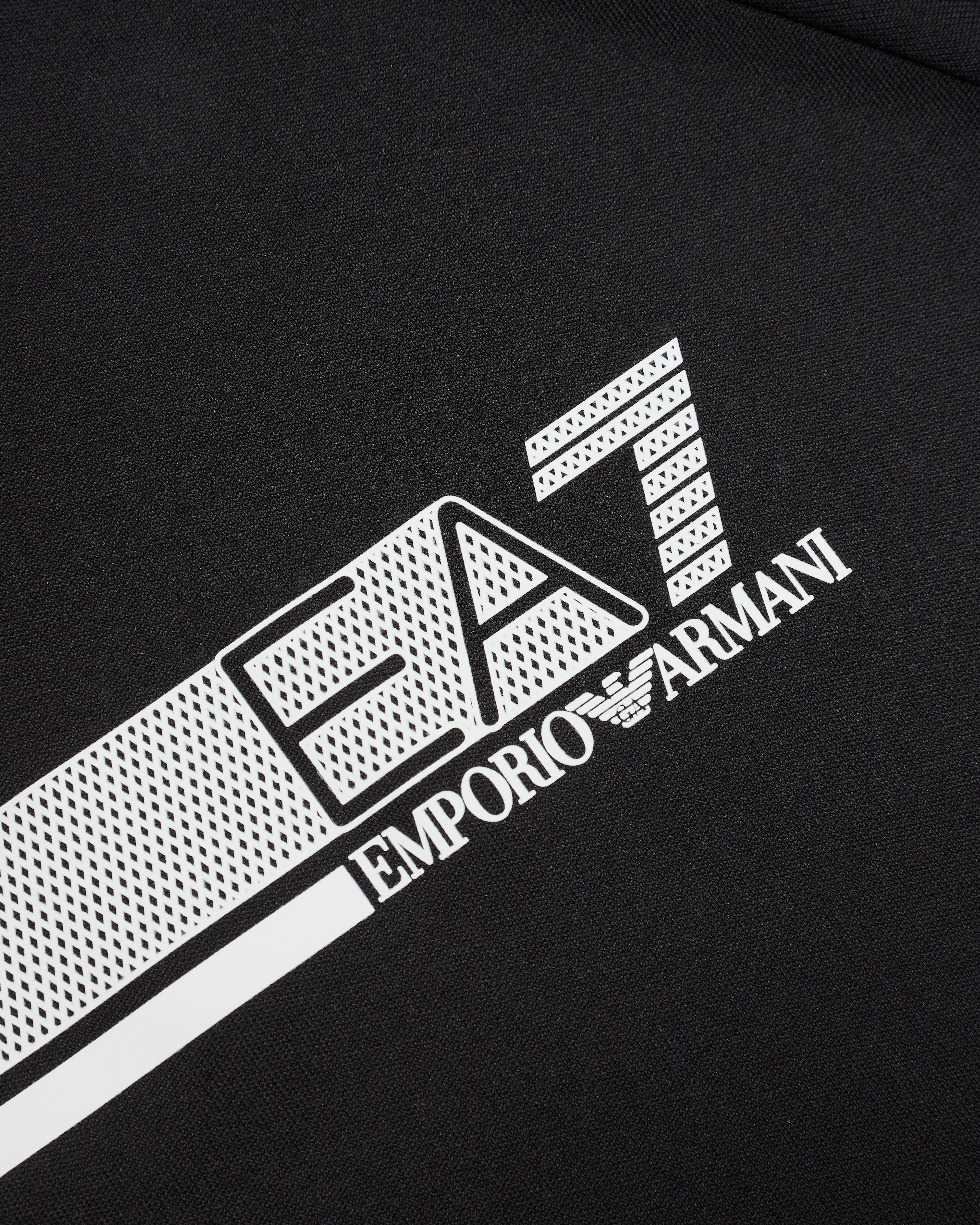 Ea7 Tennis Pro Boy T-shirt In Ventus7 Technical Fabric In Black