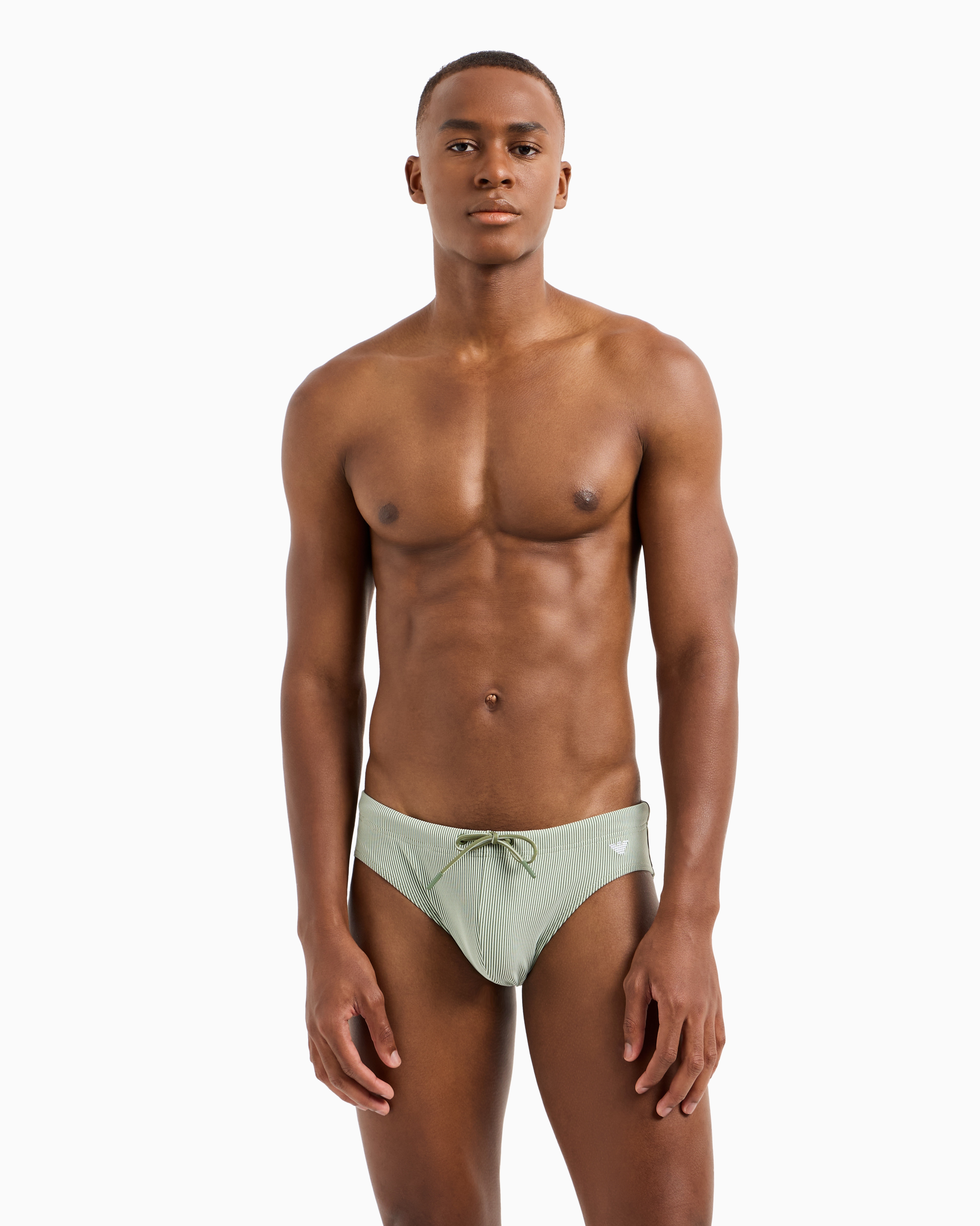 Striped pattern swim briefs | Emporio Armani
