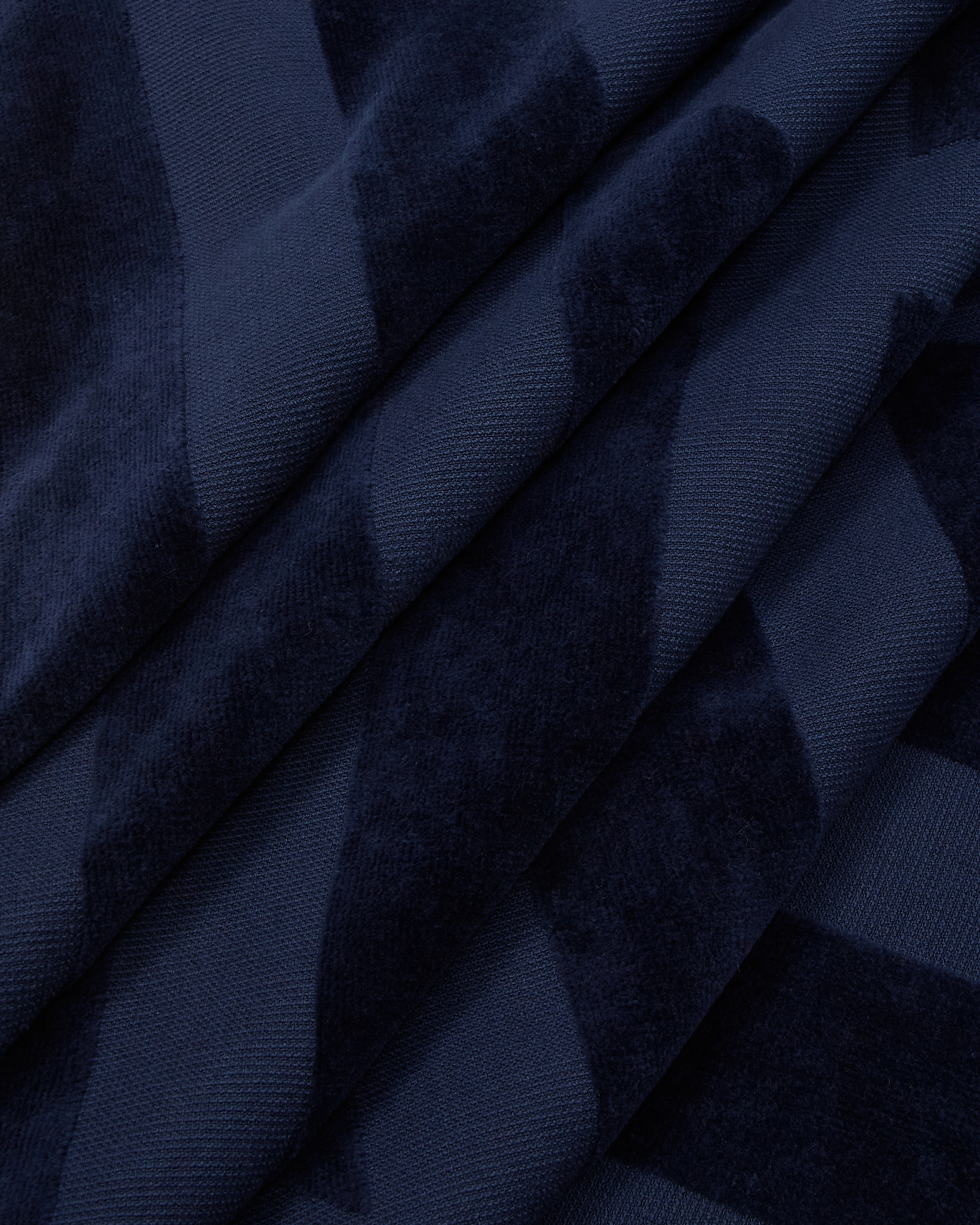 Emporio Armani Terrycloth Beach Towel With Oversized Eagle In Navy Blue