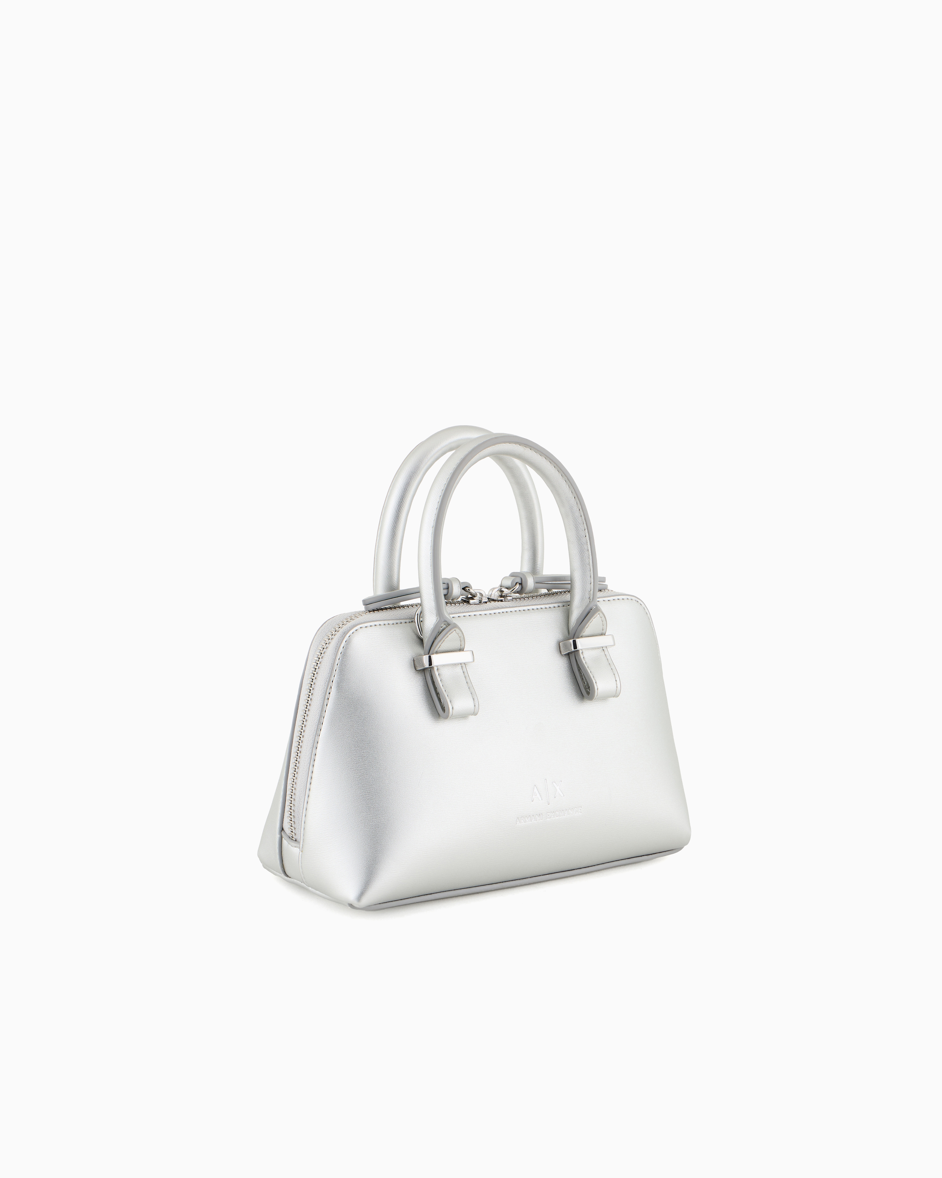 Armani Exchange Top Handles In Silver