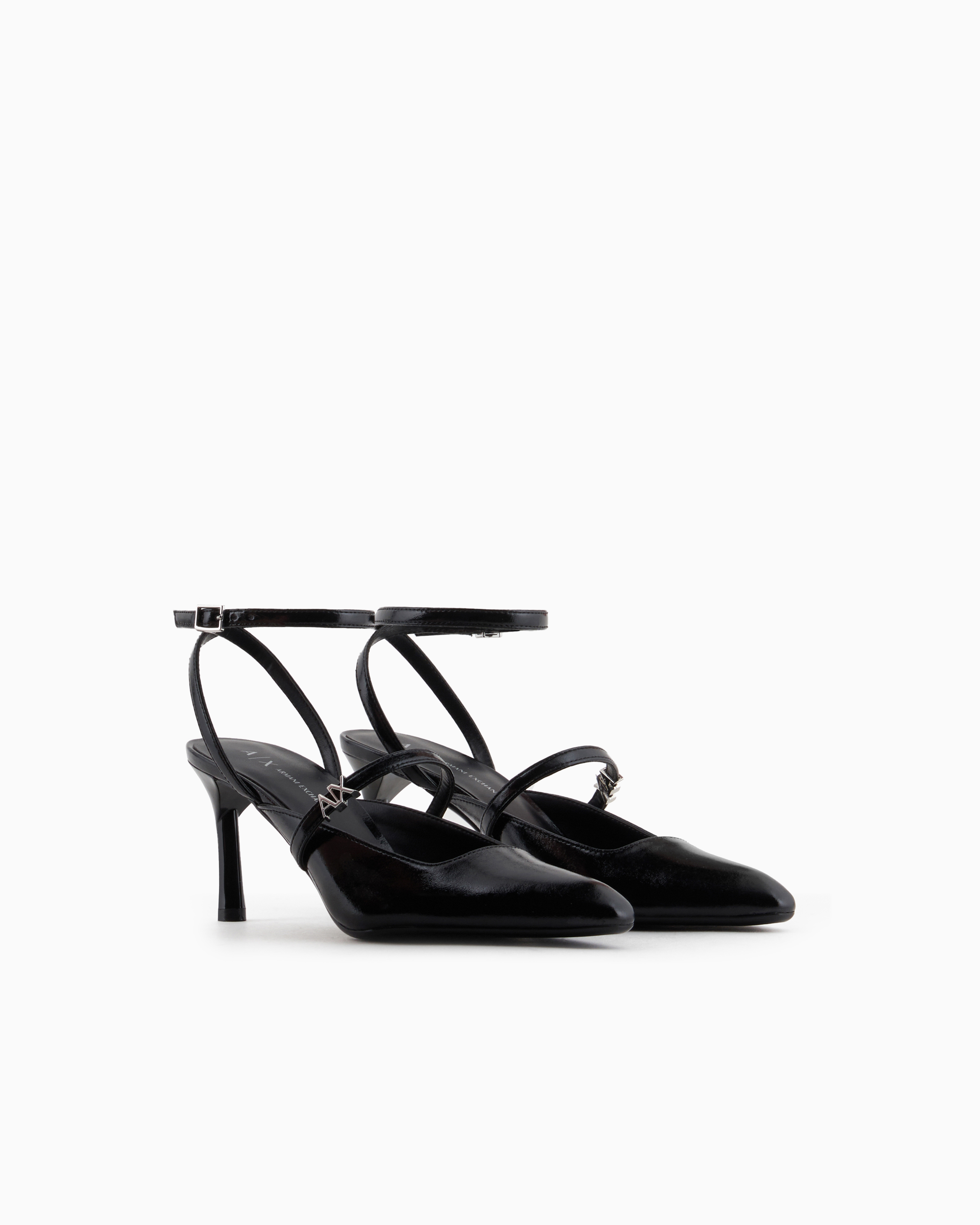 Armani Exchange Heels In Black