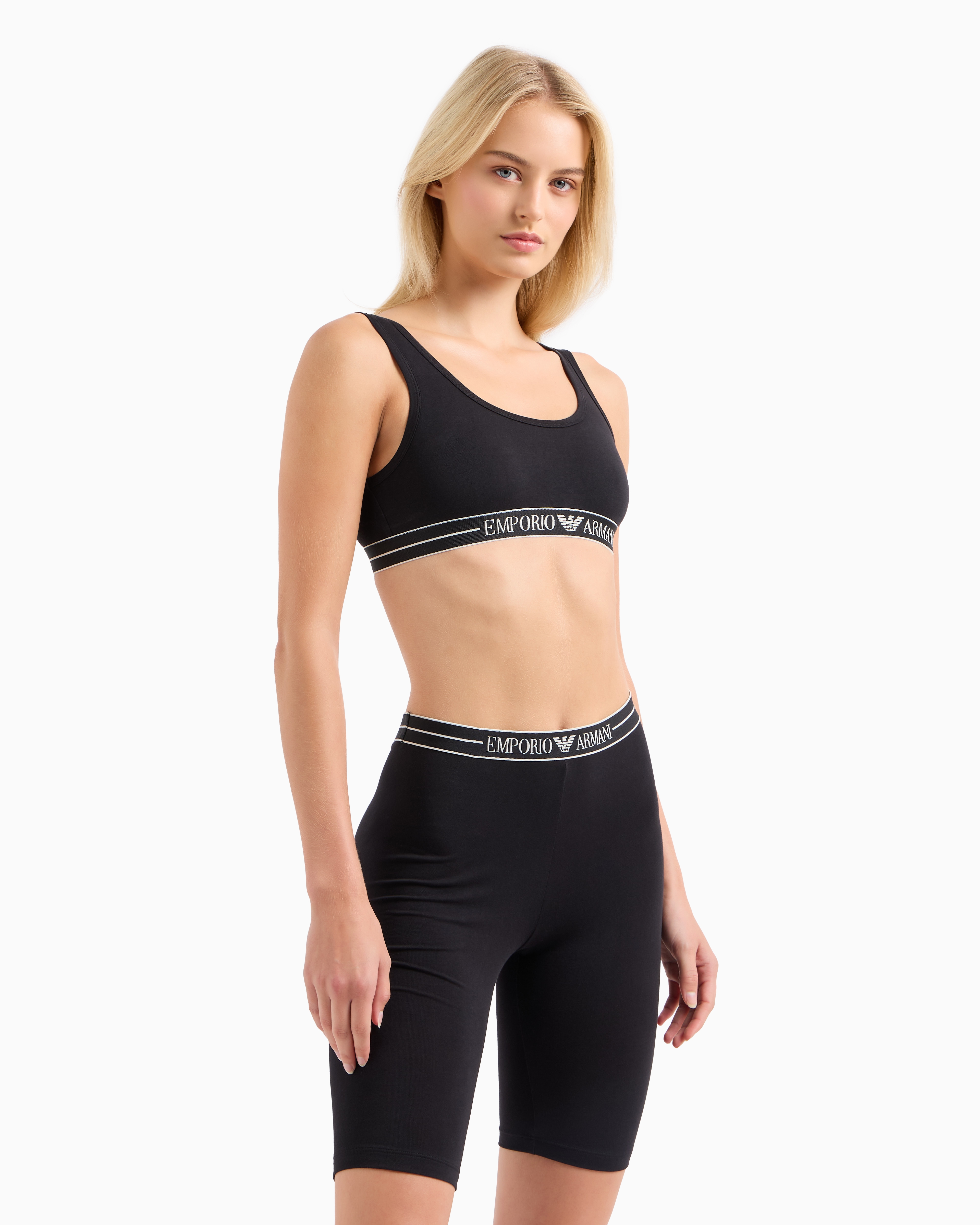 ショートパンツ EMPORIO ARMANI Woman Short Black EW000413AF10881 UC001 EW000413_AF10881_UC001_D_SS202