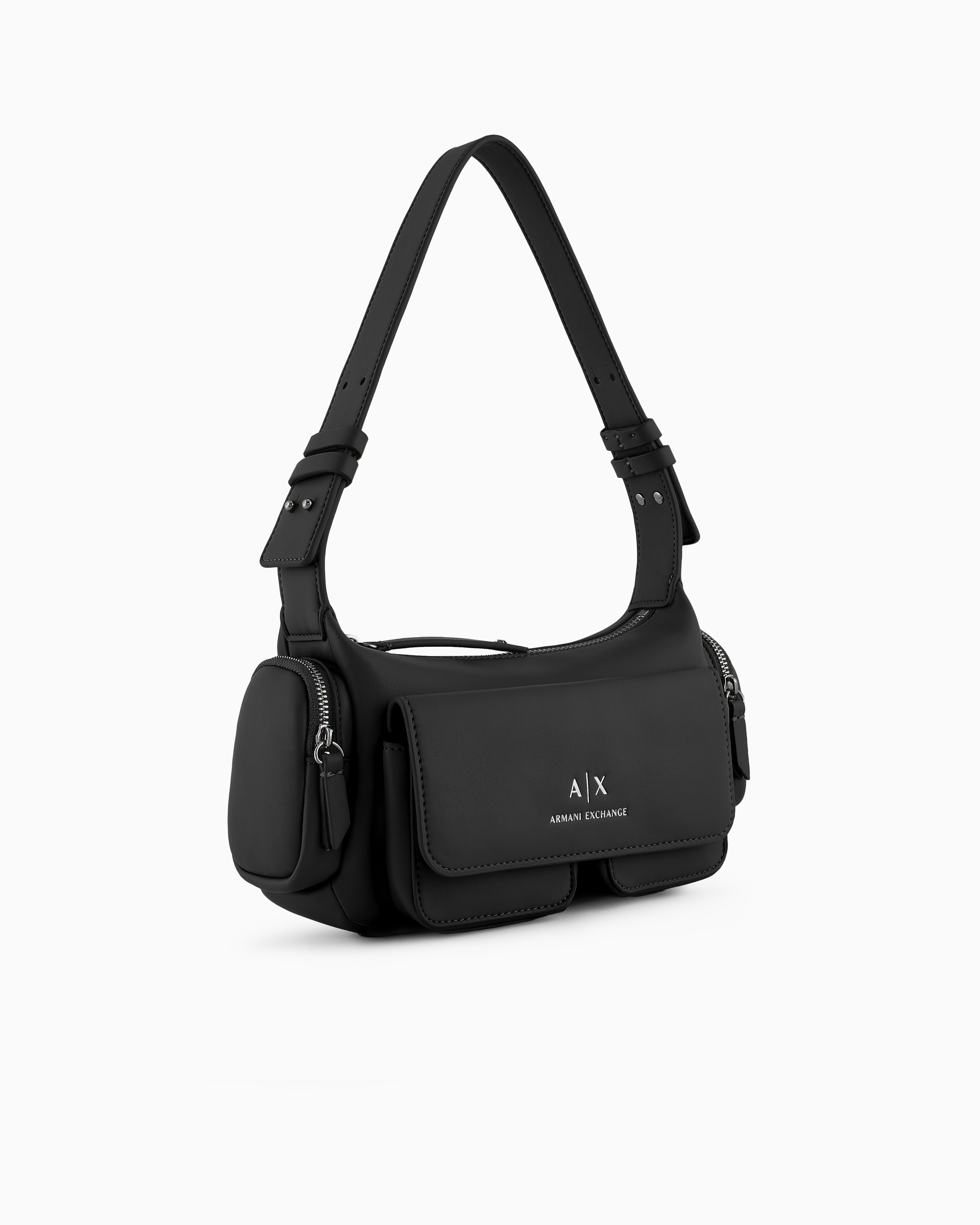 Armani Exchange Shoulder Bags In Black